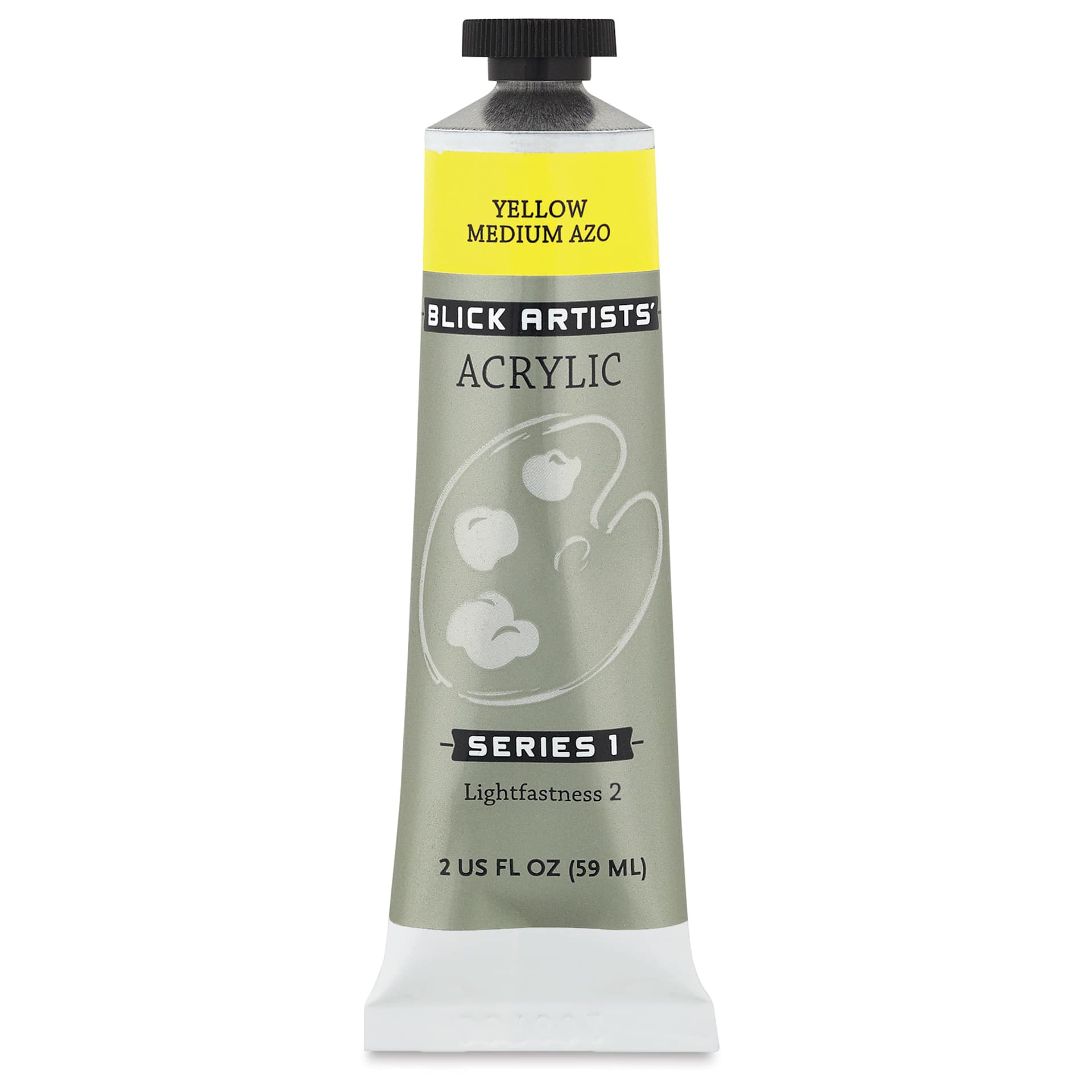 Blick Artists' Acrylic - Yellow Medium Azo, 2 oz tube