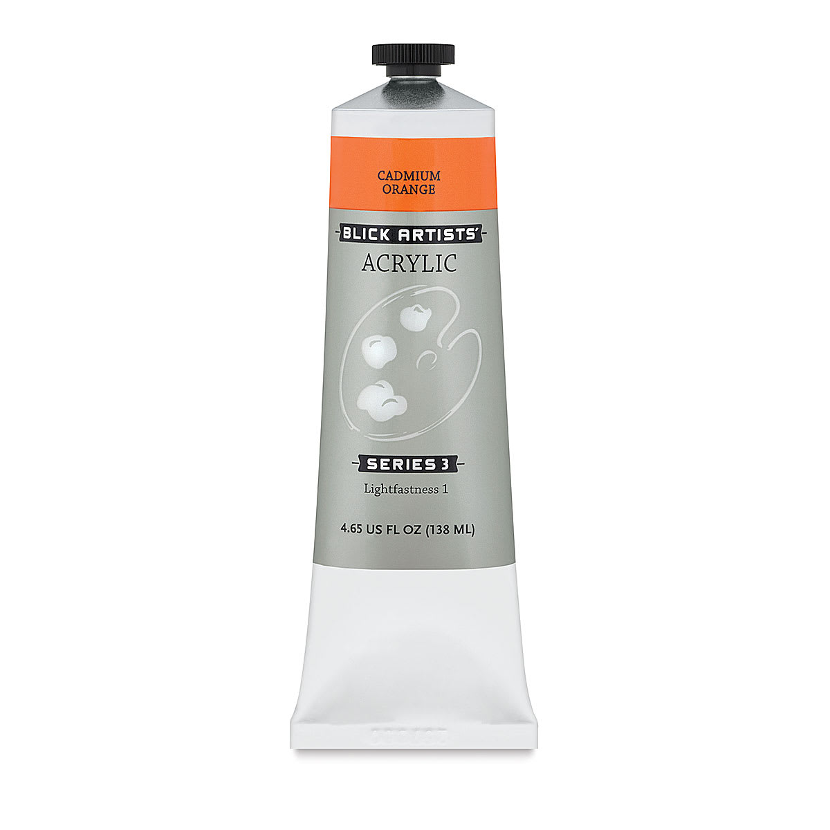 Blick Artists' Acrylic - Cadmium Orange, 4.65 oz tube