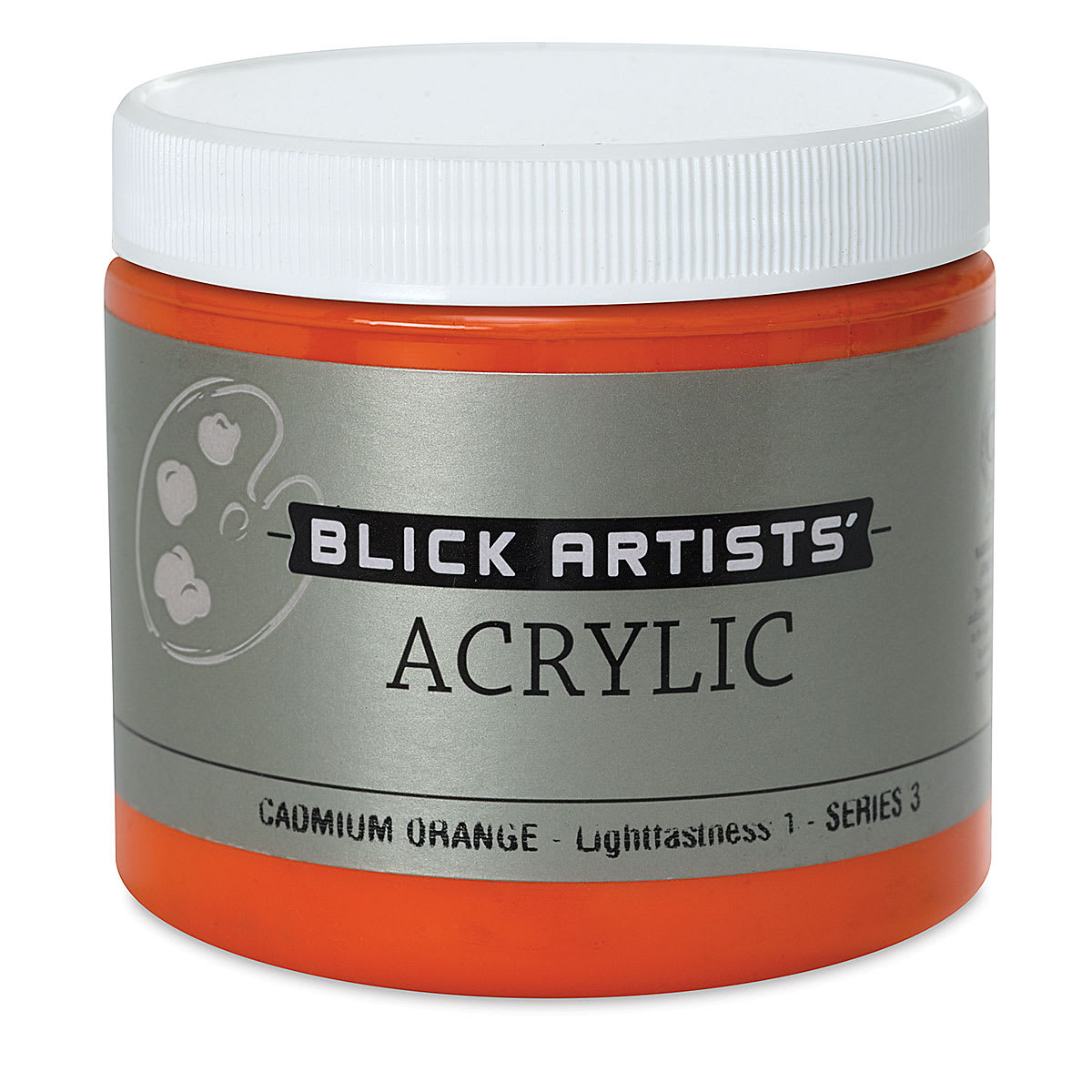 Blick Artists' Acrylic - Cadmium Orange, 16 oz jar