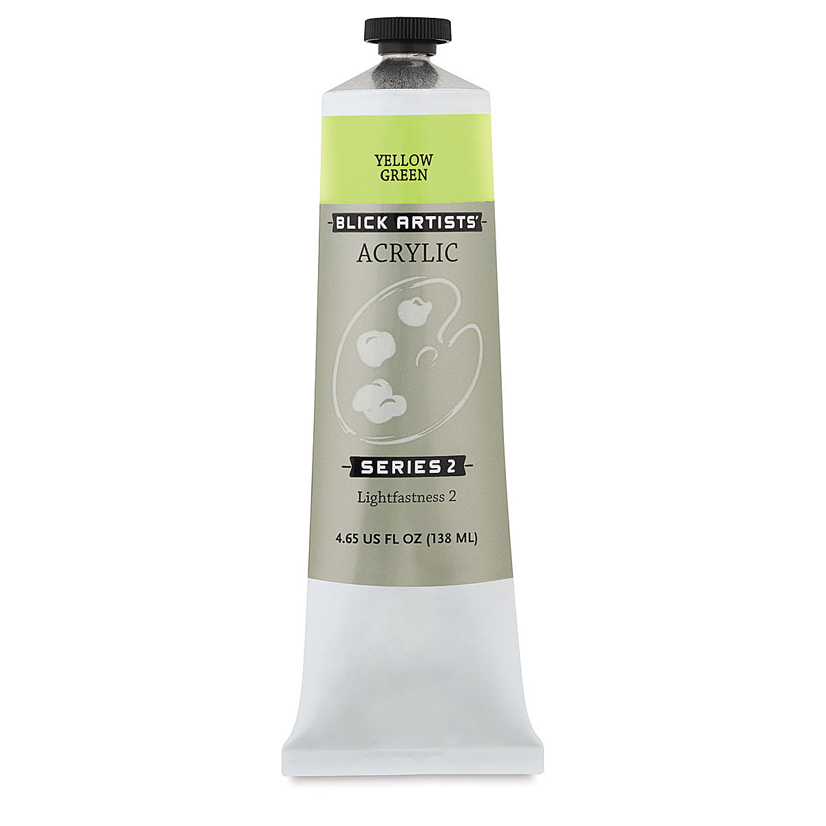 Blick Artists' Acrylic - Yellow Green, 4.65 oz tube