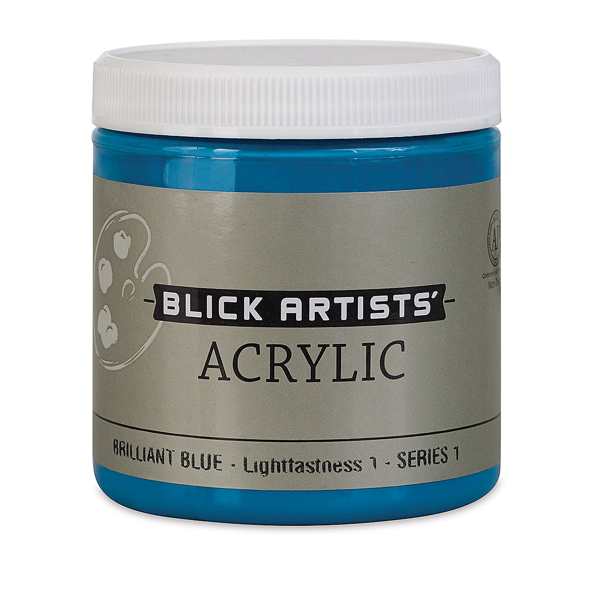 Blick Artists' Acrylic - Brilliant Blue, 8 oz jar
