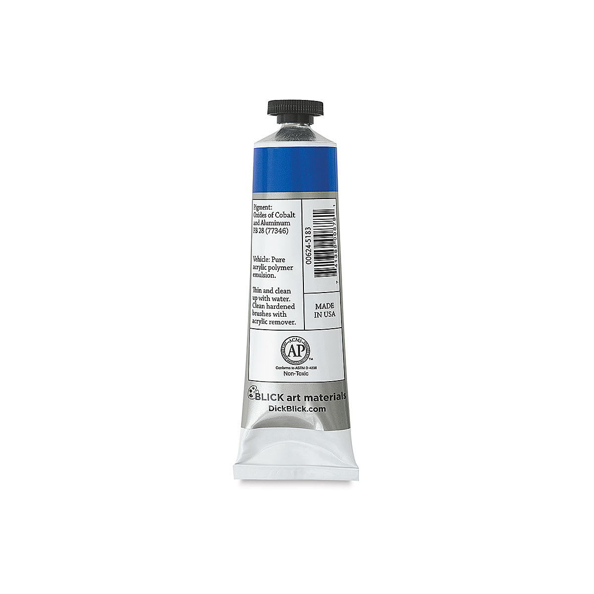 Blick Artists' Acrylic - Cobalt Blue, 2 oz tube
