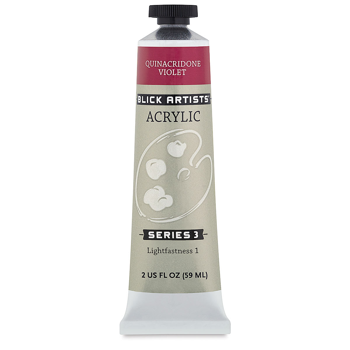 Blick Artists' Acrylic - Quinacridone Violet, 2 oz tube