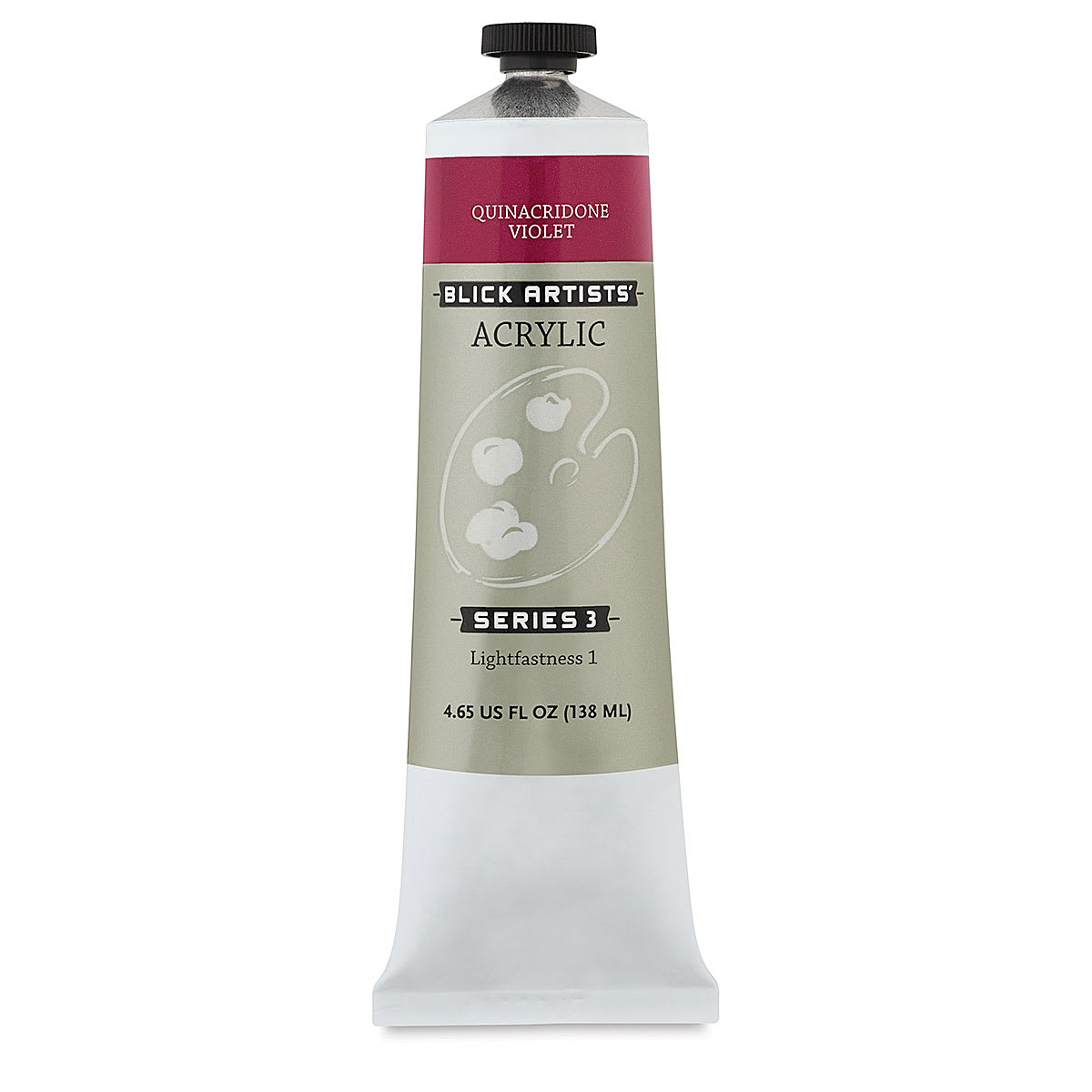 Blick Artists' Acrylic - Quinacridone Violet, 4.65 oz tube