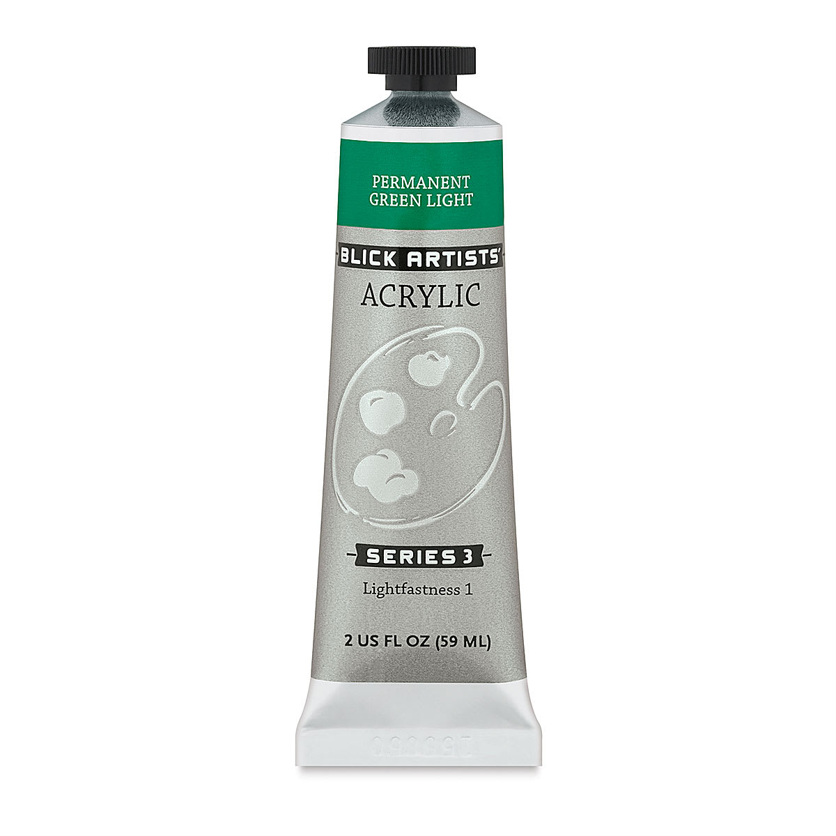 Blick Artists' Acrylic - Permanent Green Light, 2 oz tube