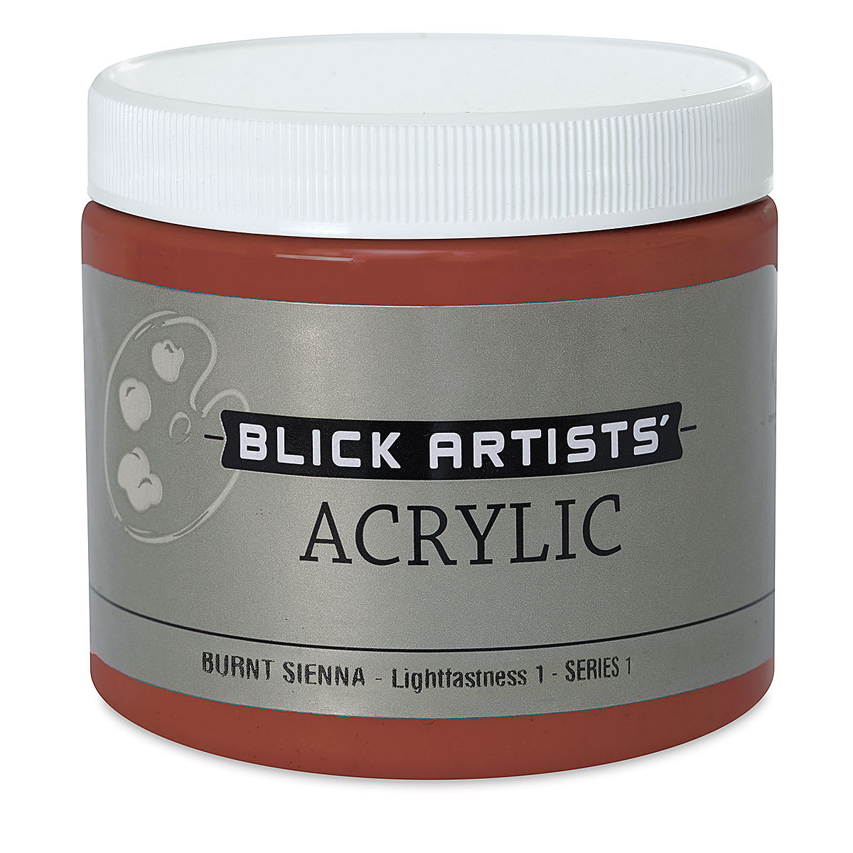 Blick Artists' Acrylic - Burnt Sienna, 16 oz jar
