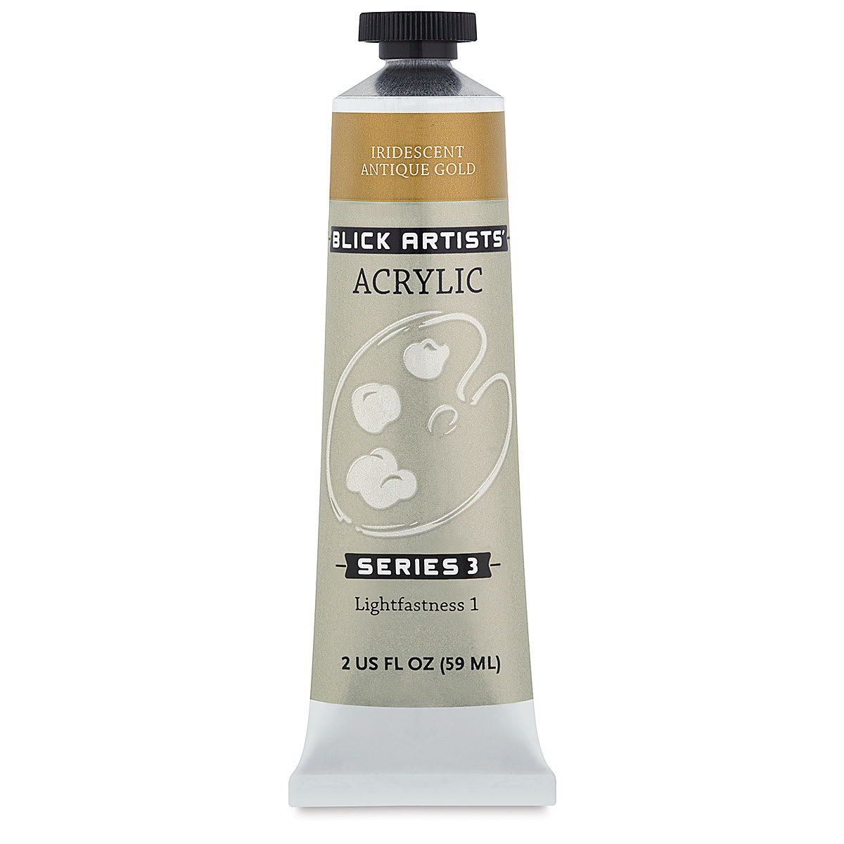 Blick Artists' Acrylic - Iridescent Antique Gold, 2 oz tube