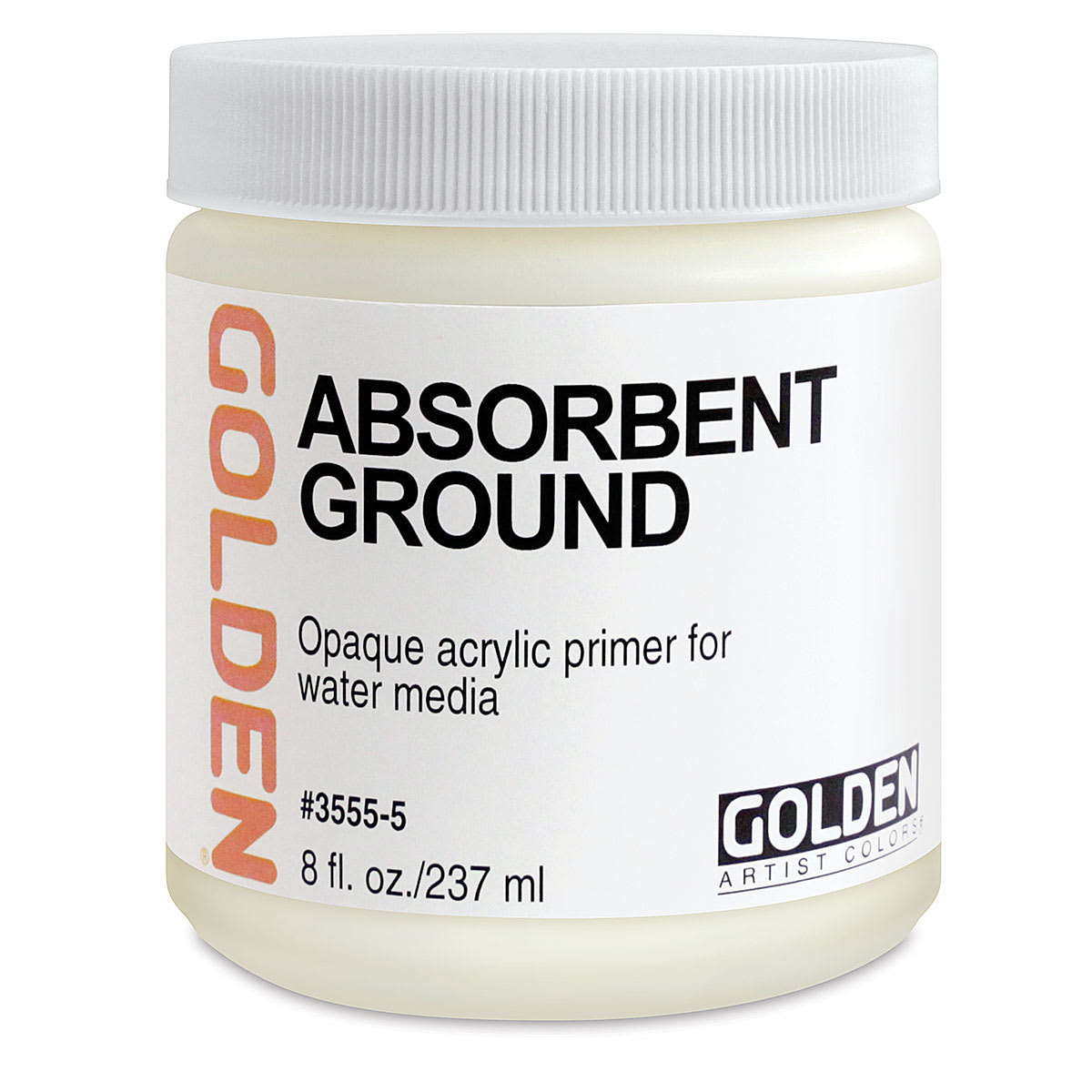 Golden Absorbent Ground - White, 8 oz jar