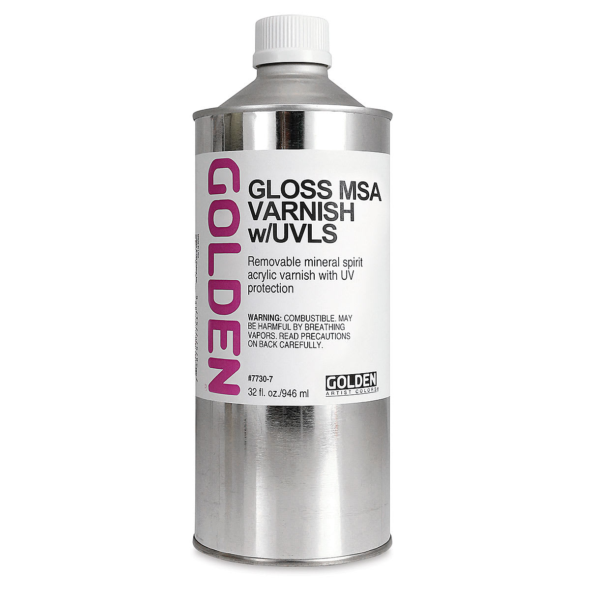 Golden MSA Acrylic Varnish - Gloss, 32 oz bottle