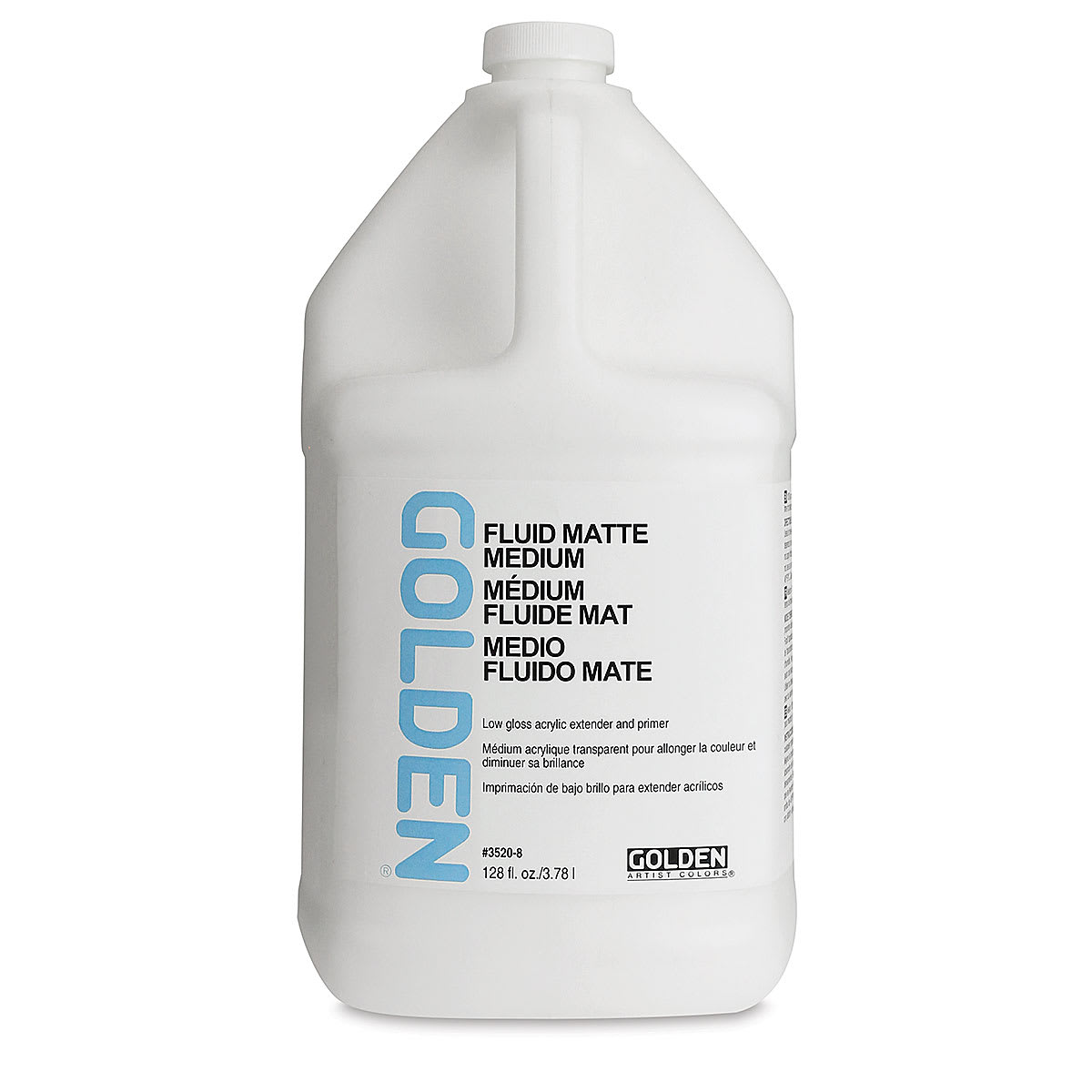Golden Fluid Medium - Matte, 128 oz jug