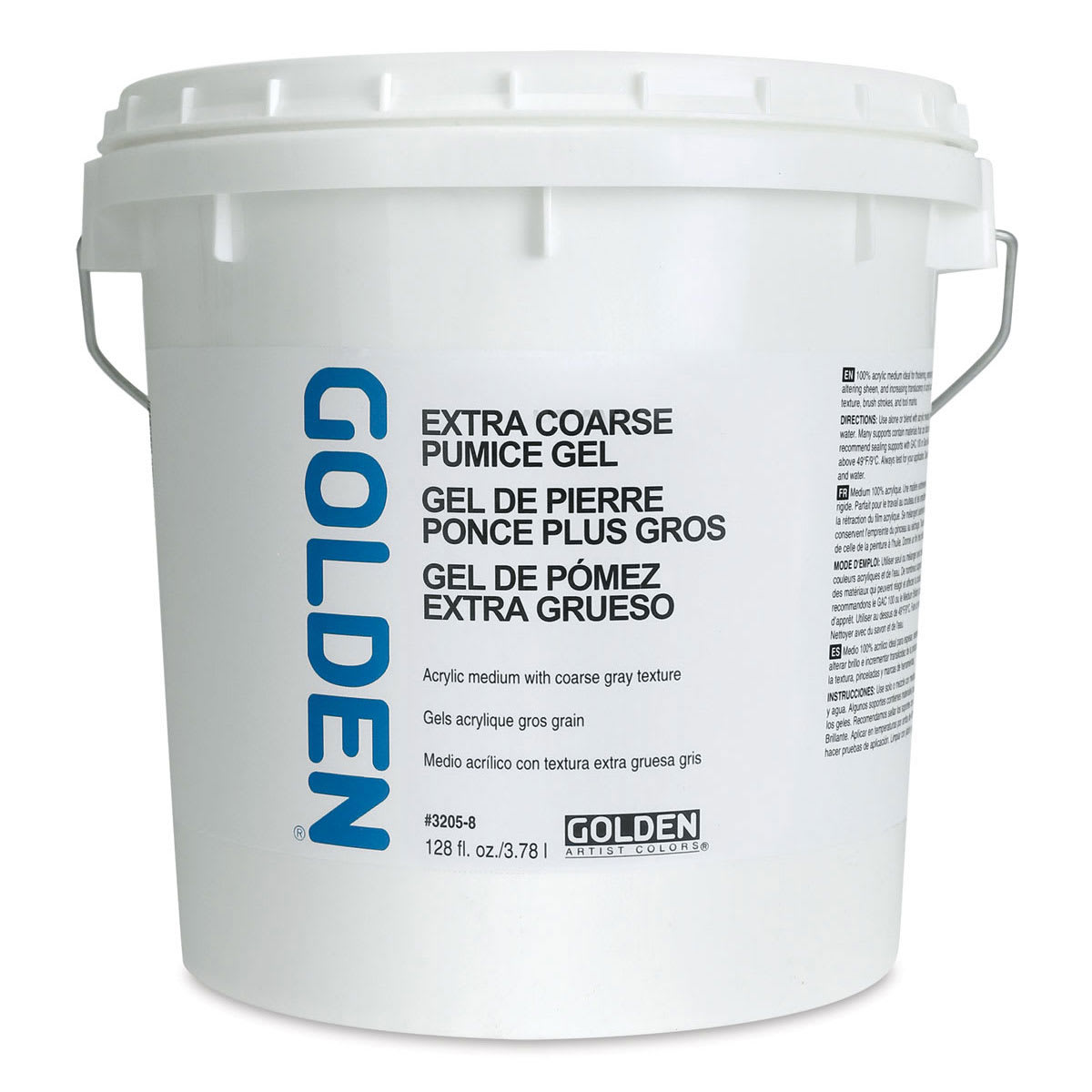 Golden Acrylic Medium - Extra Coarse Pumice Gel, Gallon