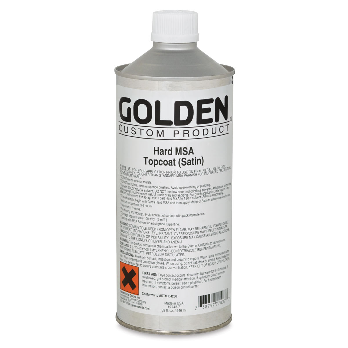 Golden Hard MSA Topcoat