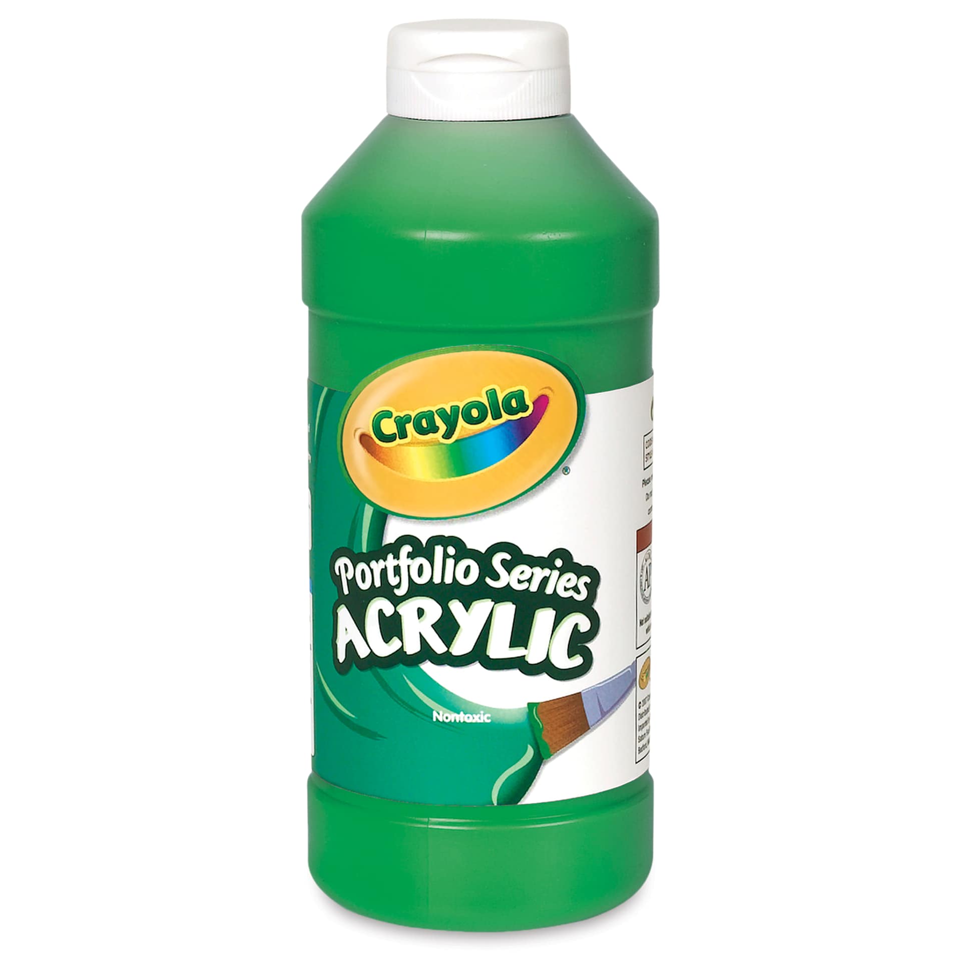 Crayola Portfolio Series Acrylics - Light Green, 16 oz Bottle