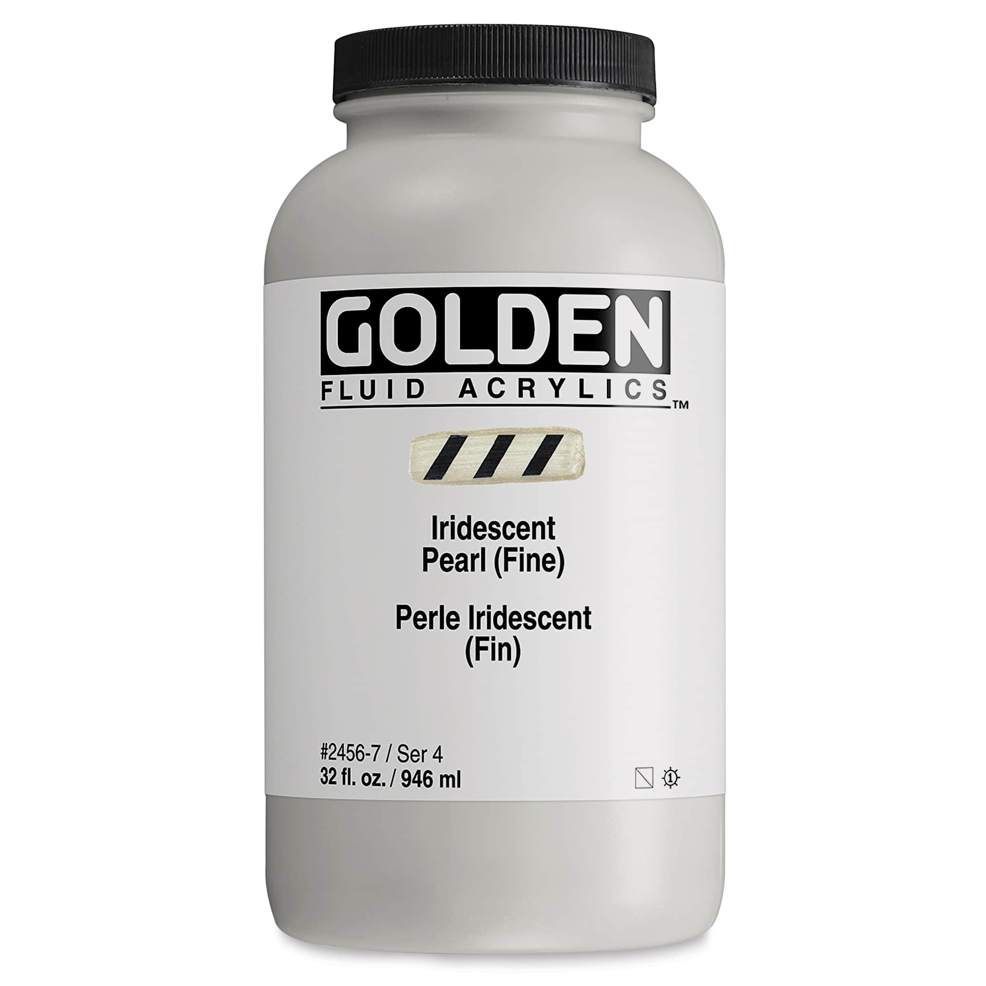 Golden Fluid Acrylic - Iridescent Pearl (Fine), 32 oz