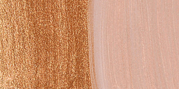 Golden Fluid Acrylic Paint - Iridescent Copper Light (Fine) swatch