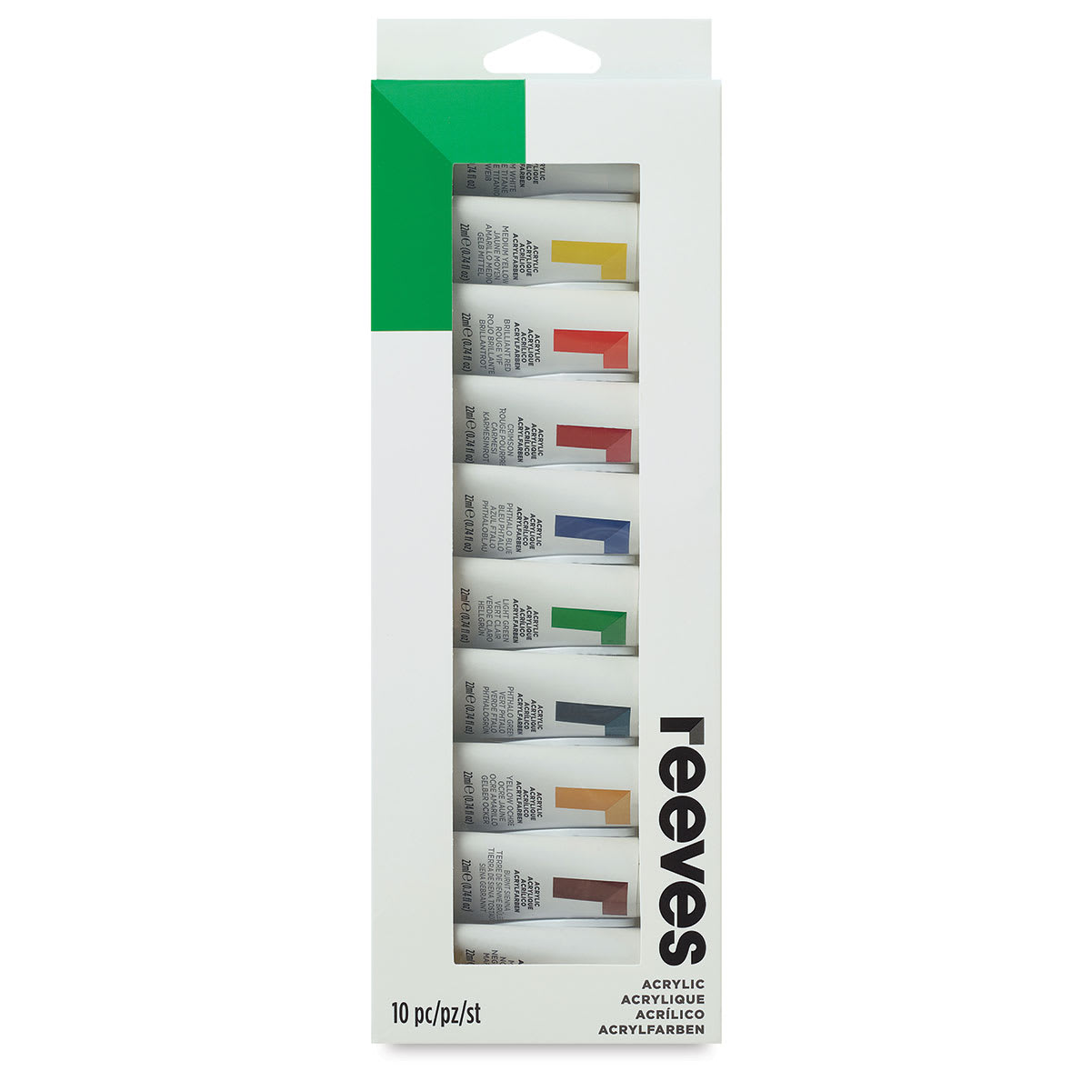 Reeves Acrylic Painting Sets, Outside of Packaging Reeves Acrylic Painting Sets, Outside of Packaging