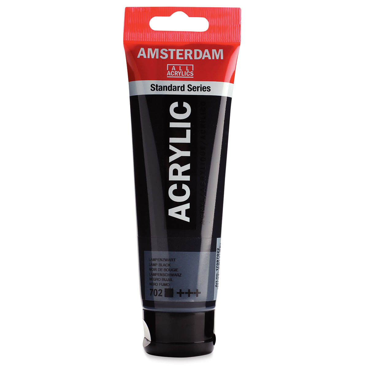Amsterdam Standard Series Acrylic - Lamp Black, 120 ml tube