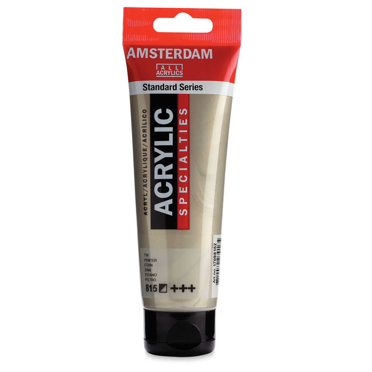 Amsterdam Standard Series Acrylic - Metallic Pewter, 120 ml tube
