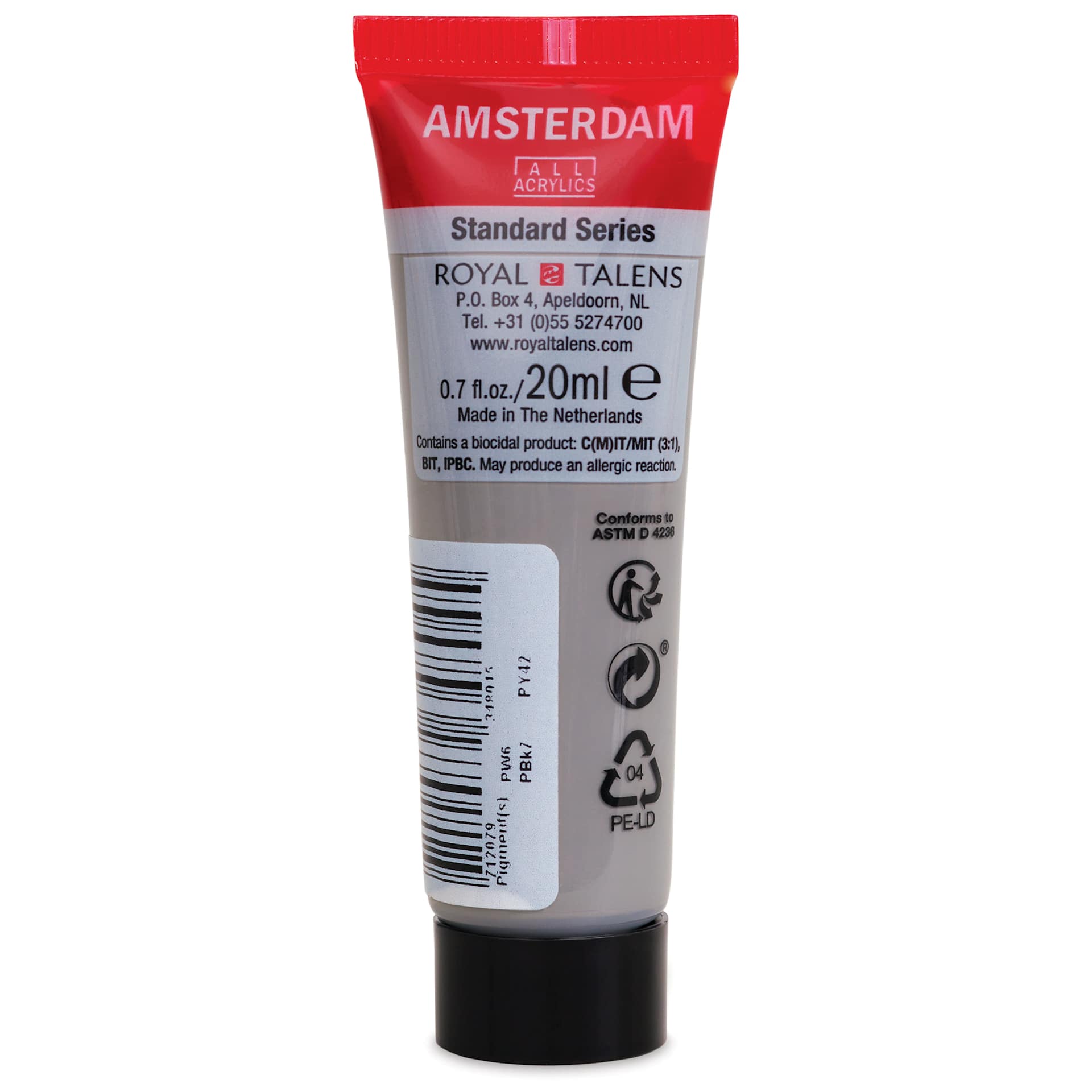 Amsterdam Standard Series Acrylic - Neutral Gray, 20 ml Tube