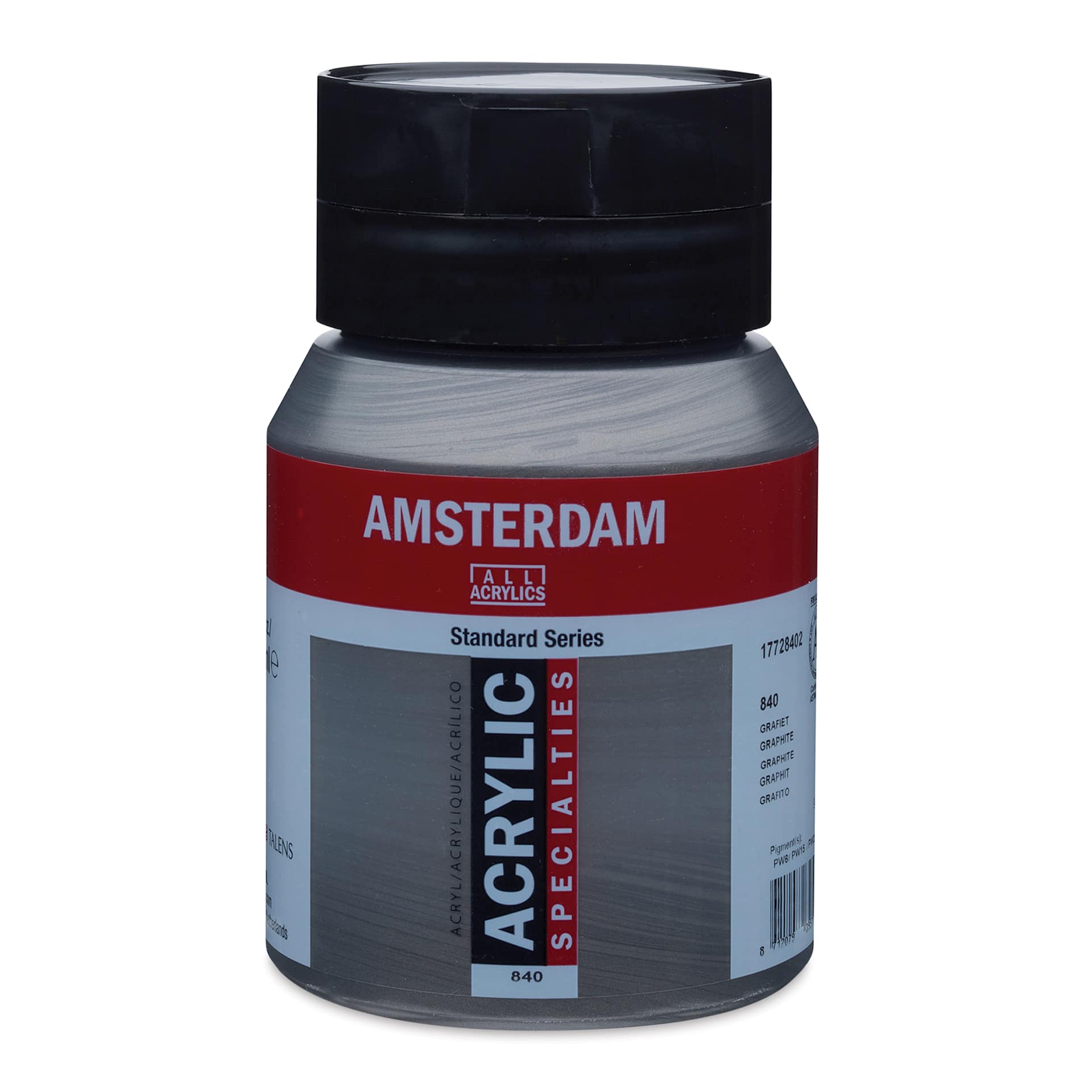 Amsterdam Standard Series Acrylic - Graphite, 500 ml bottle