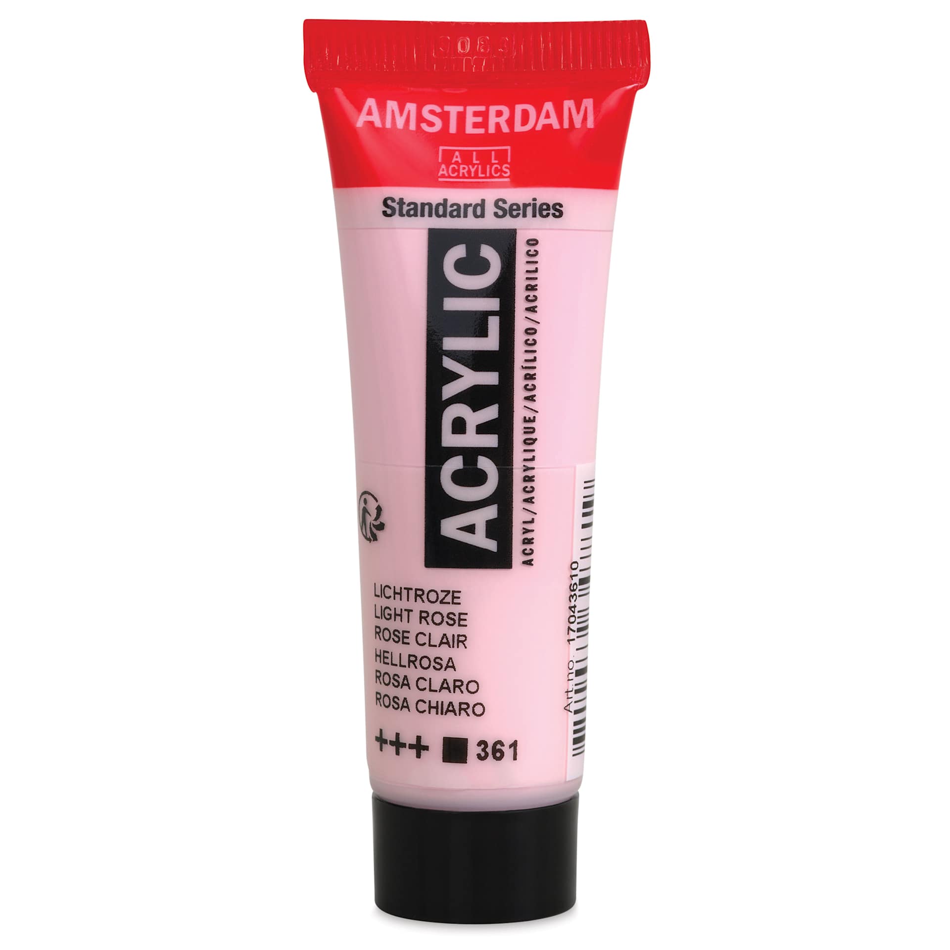 Amsterdam Standard Series Acrylic - Light Rose, 20 ml Tube