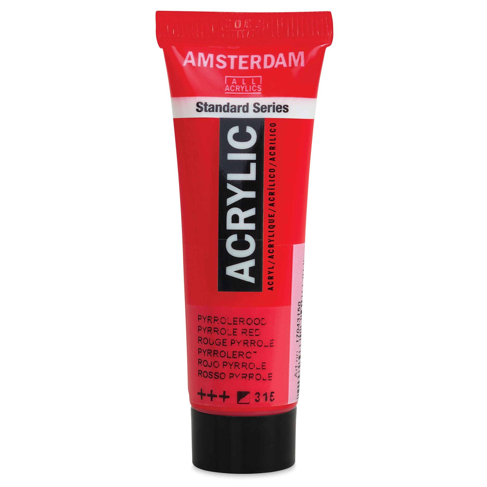 Amsterdam Standard Series Acrylic - Pyrrole Red, 20 ml Tube