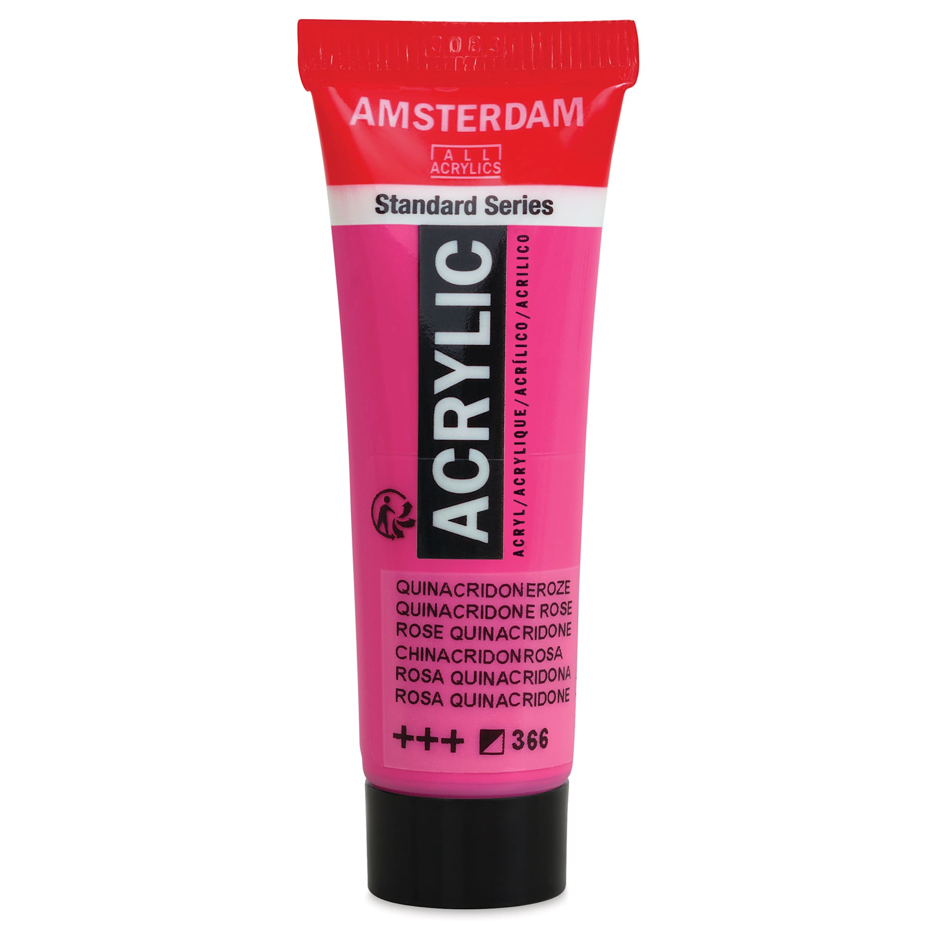 Amsterdam Standard Series Acrylic - Quinacridone Rose, 20 ml Tube