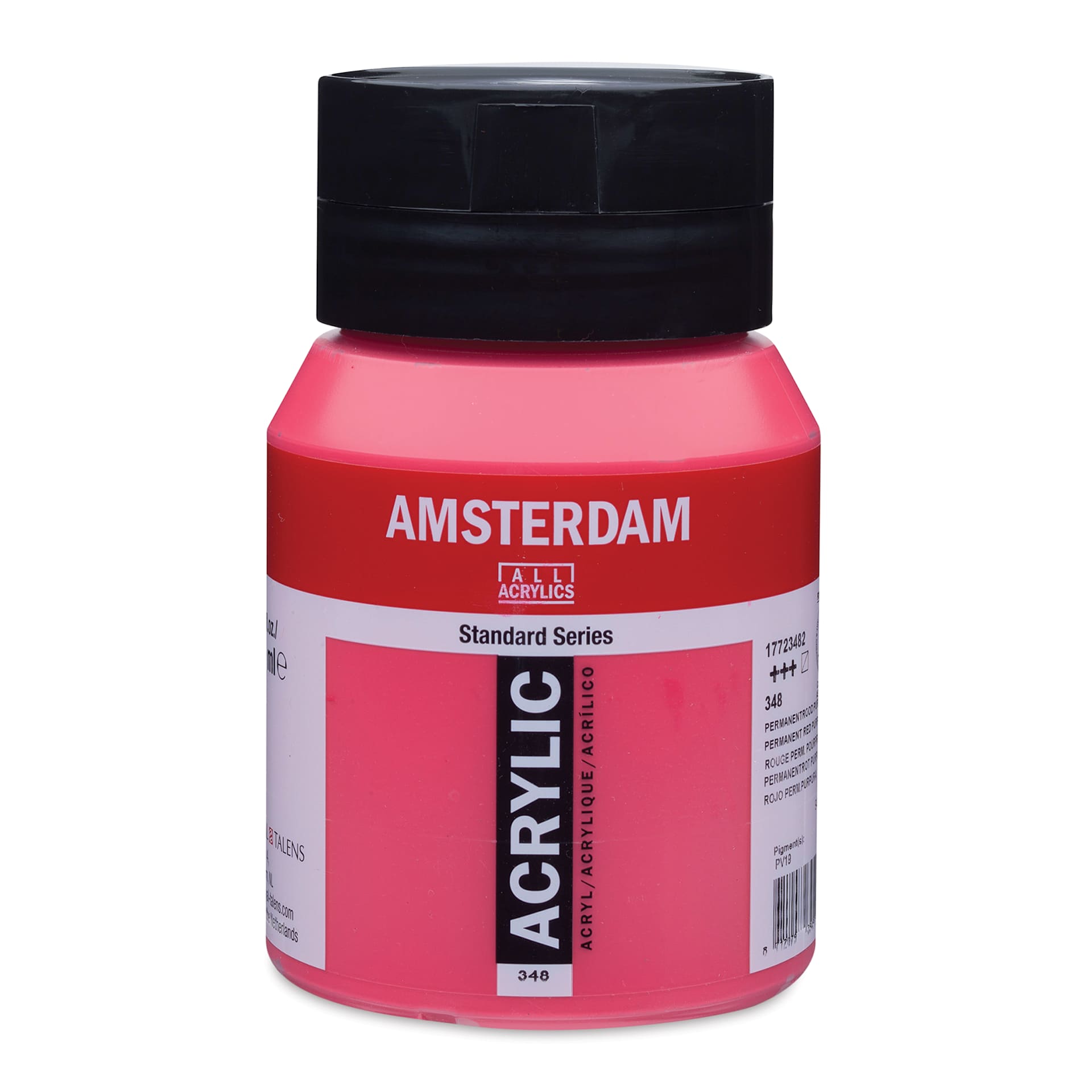 Amsterdam Standard Series Acrylic - Permanent Red Purple, 500 ml bottle