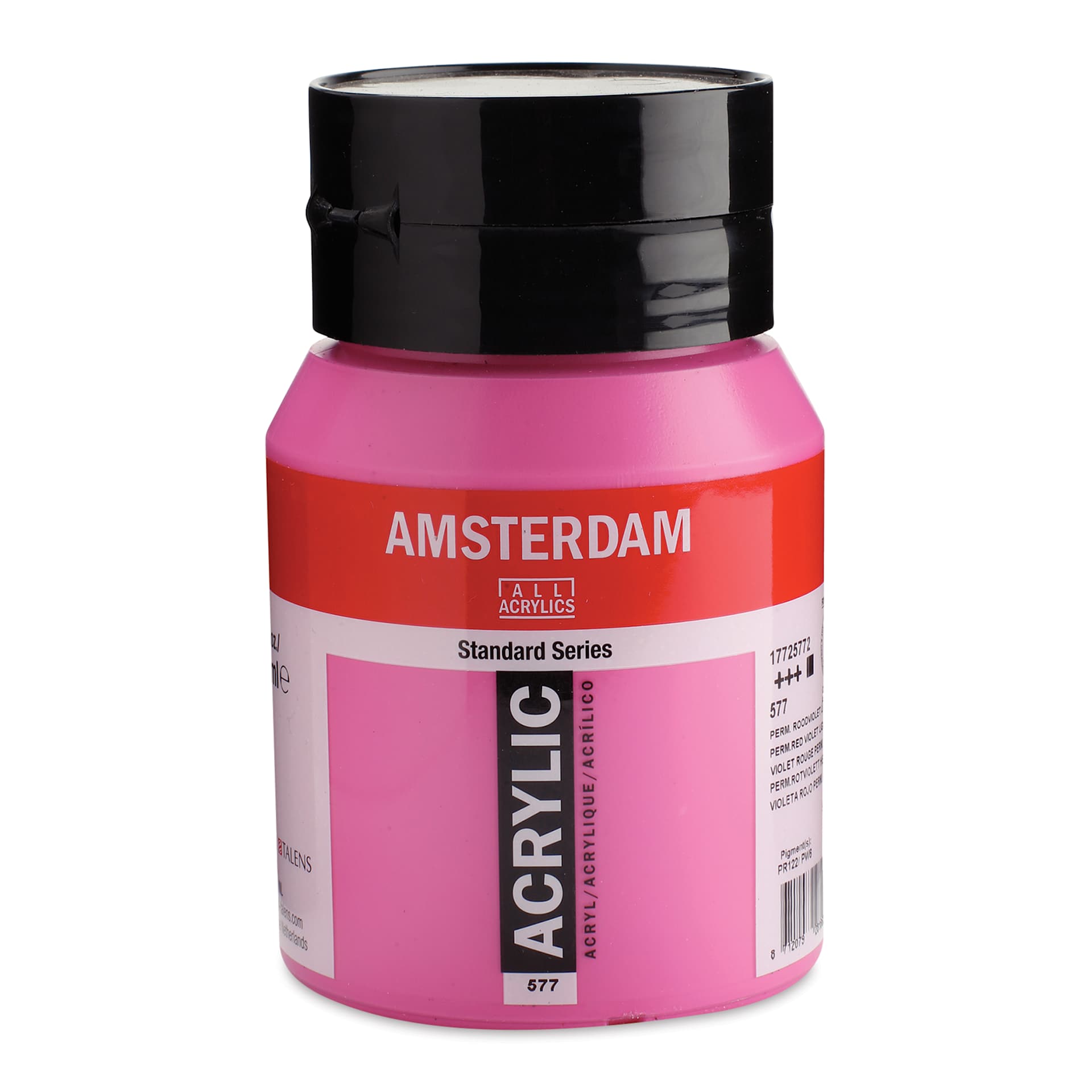 Amsterdam Standard Series Acrylic - Permanent Red Violet Light, 500 ml bottle
