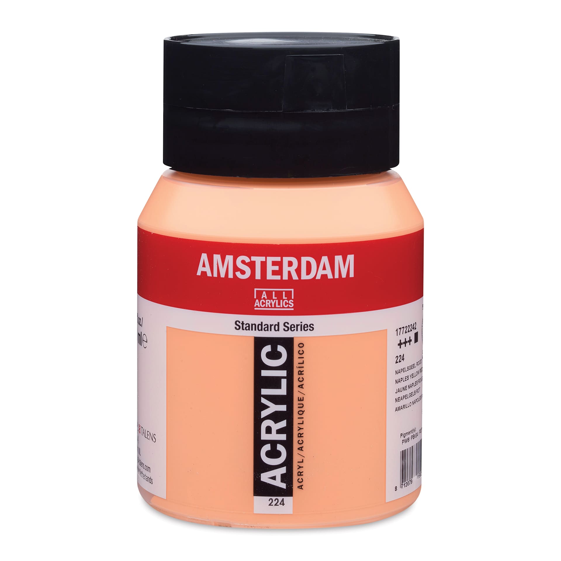Amsterdam Standard Series Acrylic - Naples Yellow Red, 500 ml bottle