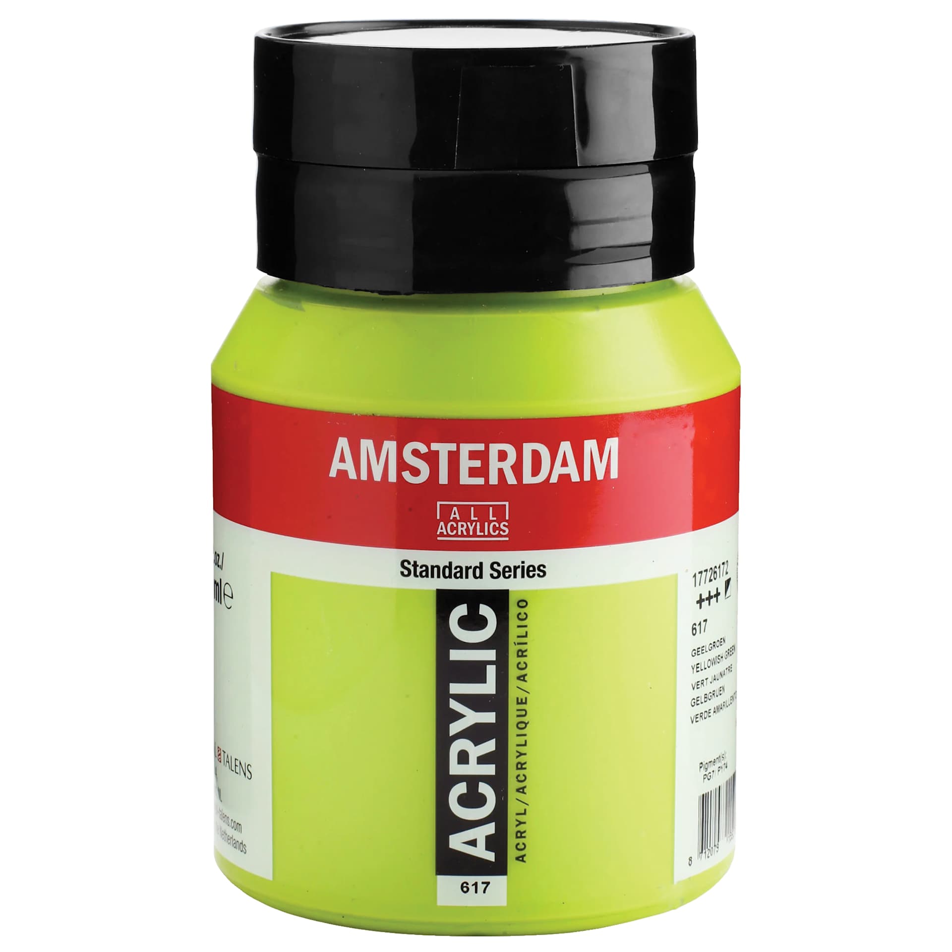 Amsterdam Standard Series Acrylic - Yellowish Green, 500 ml Bottle