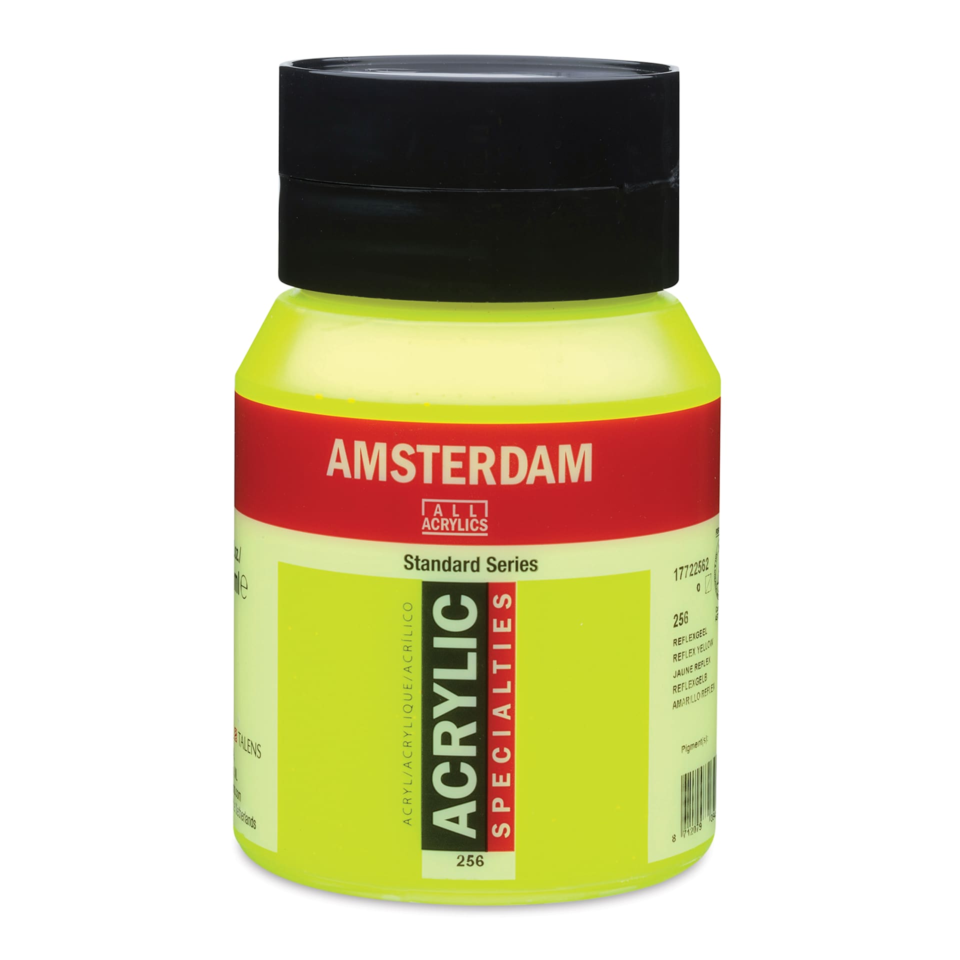 Amsterdam Standard Series Acrylic - Reflex Yellow, 500 ml bottle