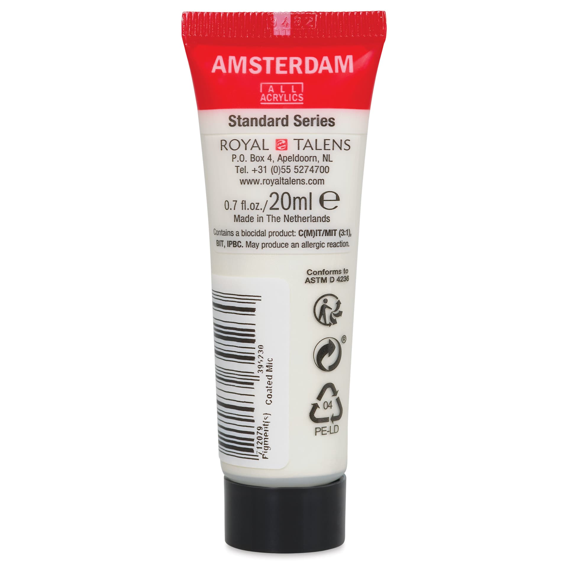 Amsterdam Standard Series Acrylic - Pearl Yellow, 20 ml Tube back