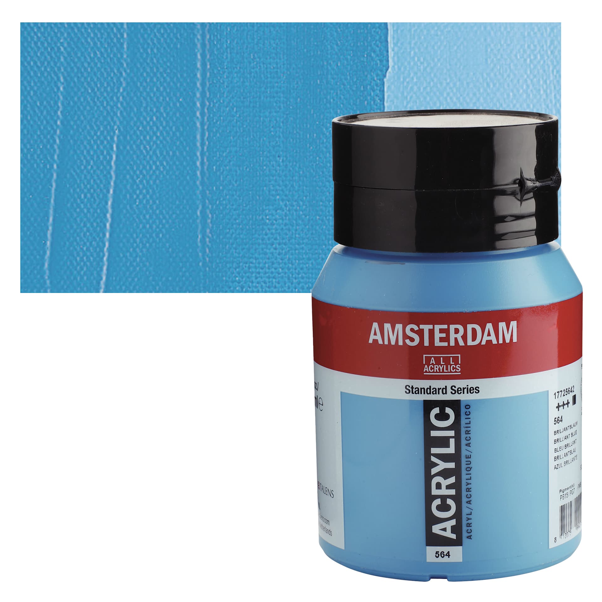 Amsterdam Standard Series Acrylic - Brilliant Blue, 500 ml bottle