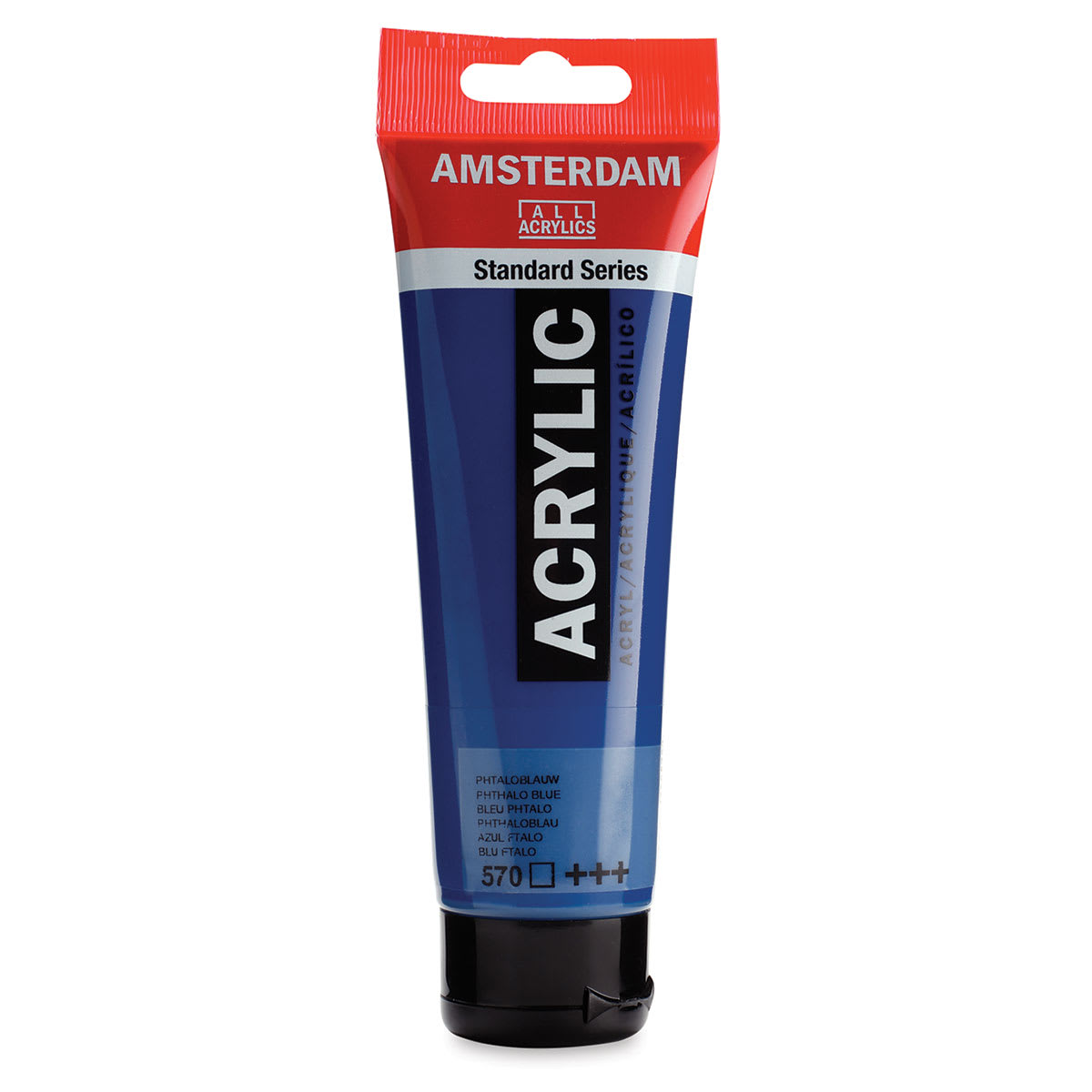 Amsterdam Standard Series Acrylic - Phthalo Blue, 120 ml Tube