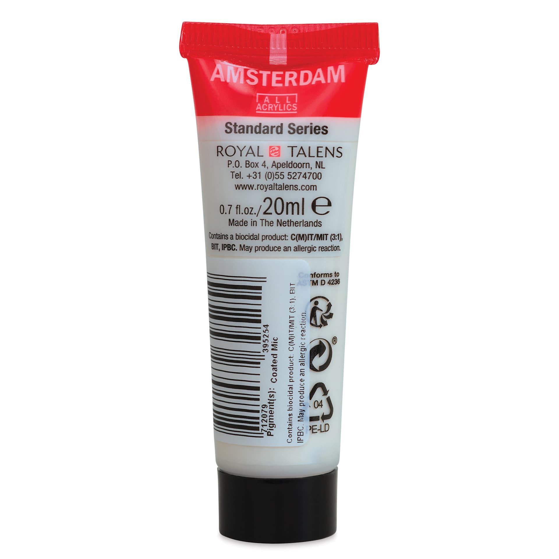 Amsterdam Standard Series Acrylic - Pearl Blue, 20 ml Tube back