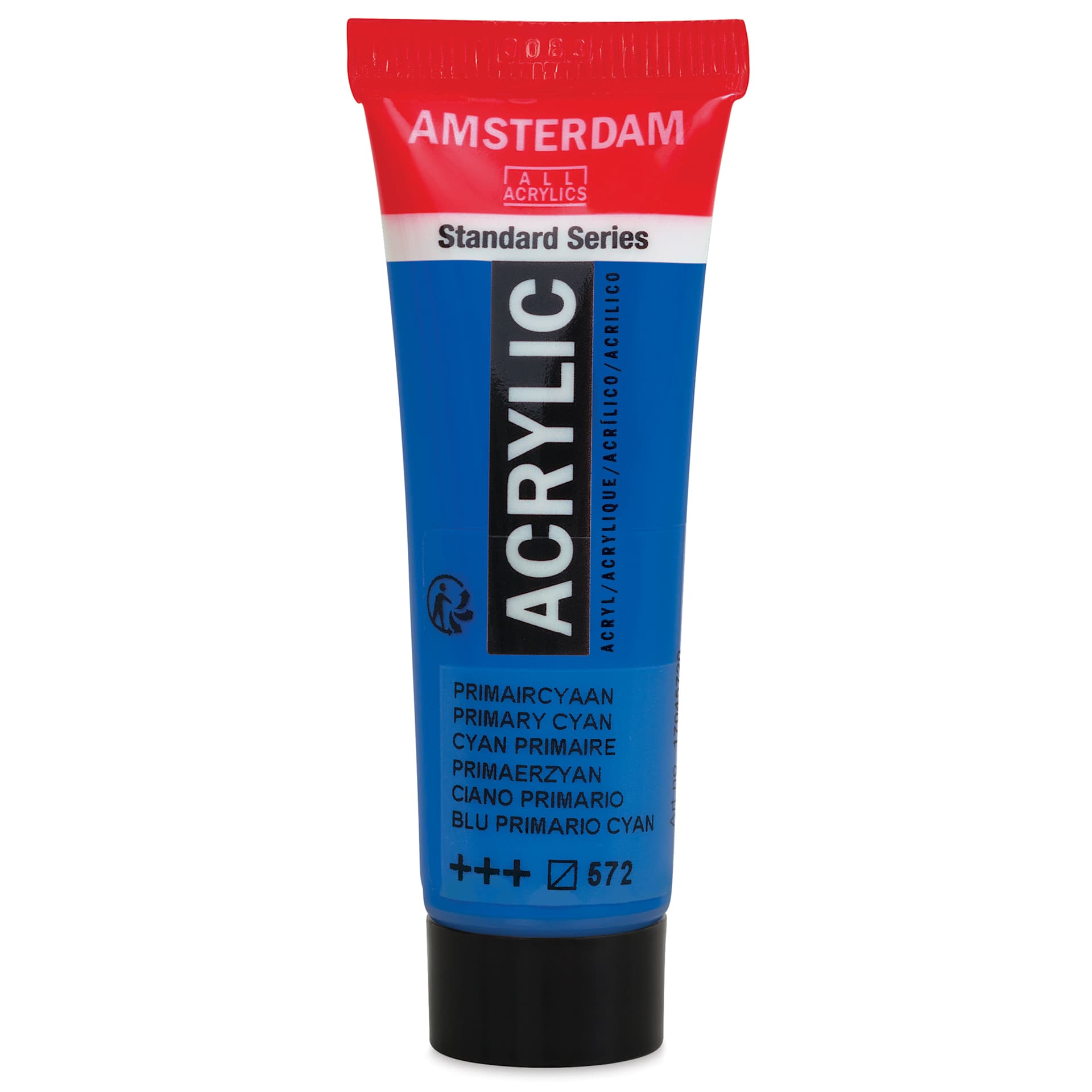 Amsterdam Standard Series Acrylic - Primary Cyan, 20 ml Tube