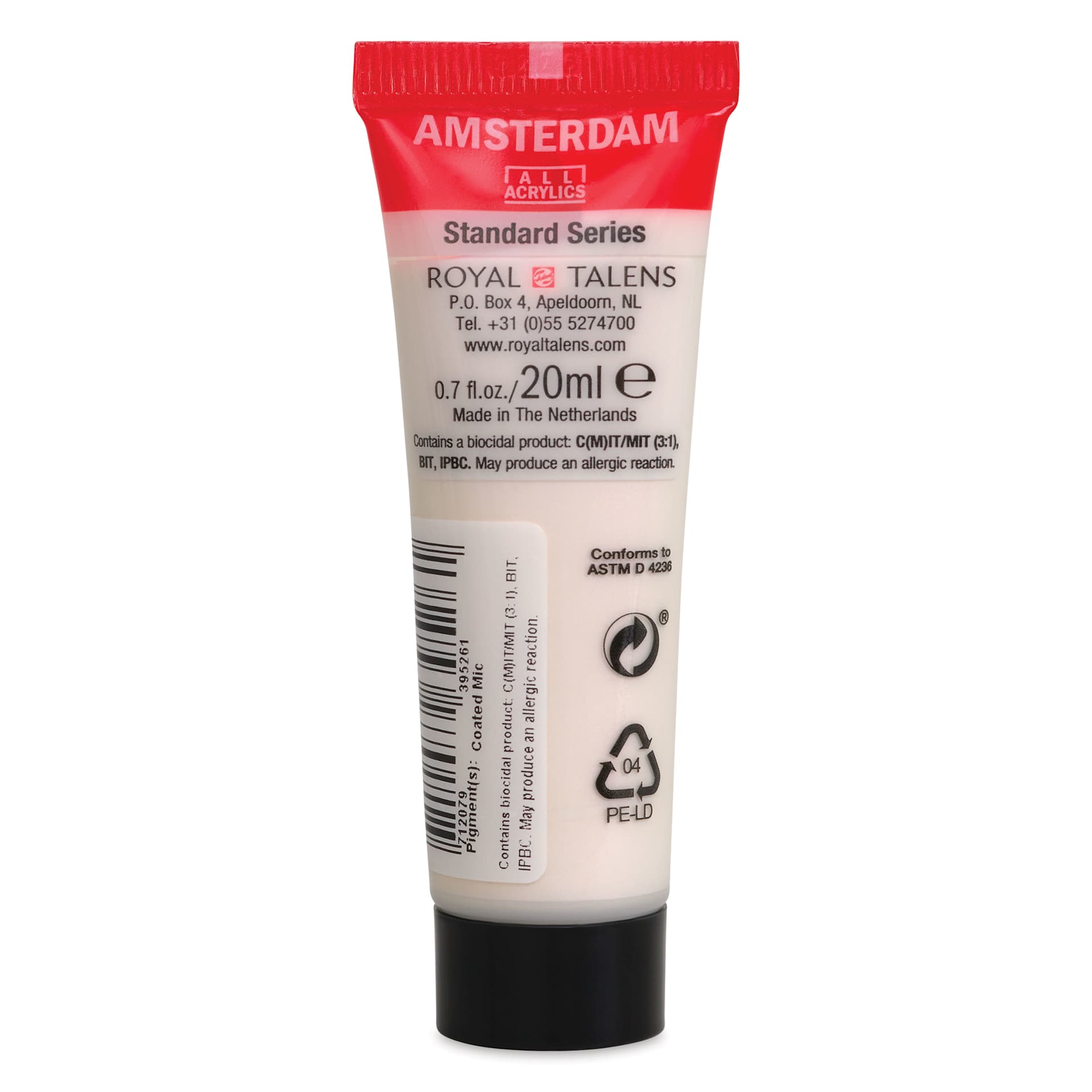 Amsterdam Standard Series Acrylic - Pearl Violet, 20 ml Tube back