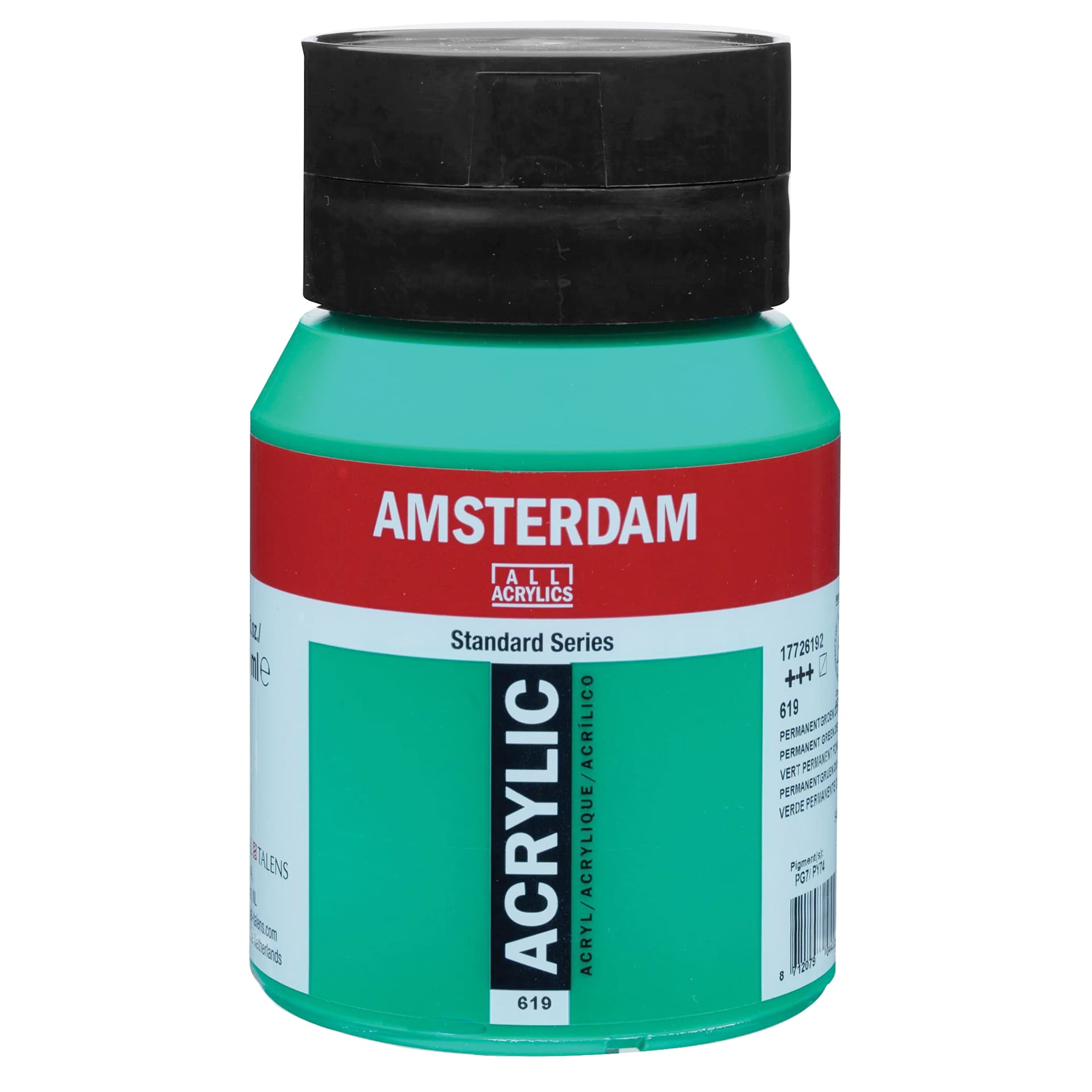 Amsterdam Standard Series Acrylic - Permanent Green Deep, 500 ml Bottle