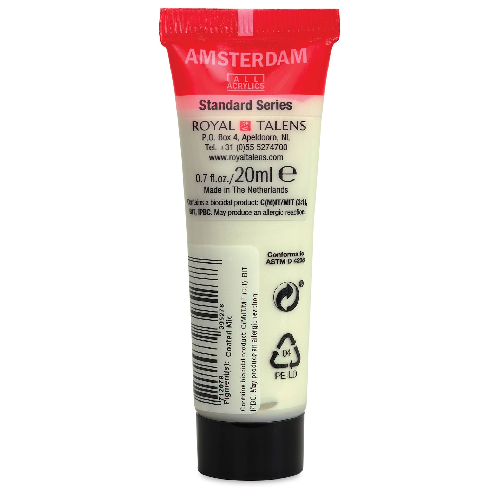 Amsterdam Standard Series Acrylic - Pearl Green, 20 ml Tube back