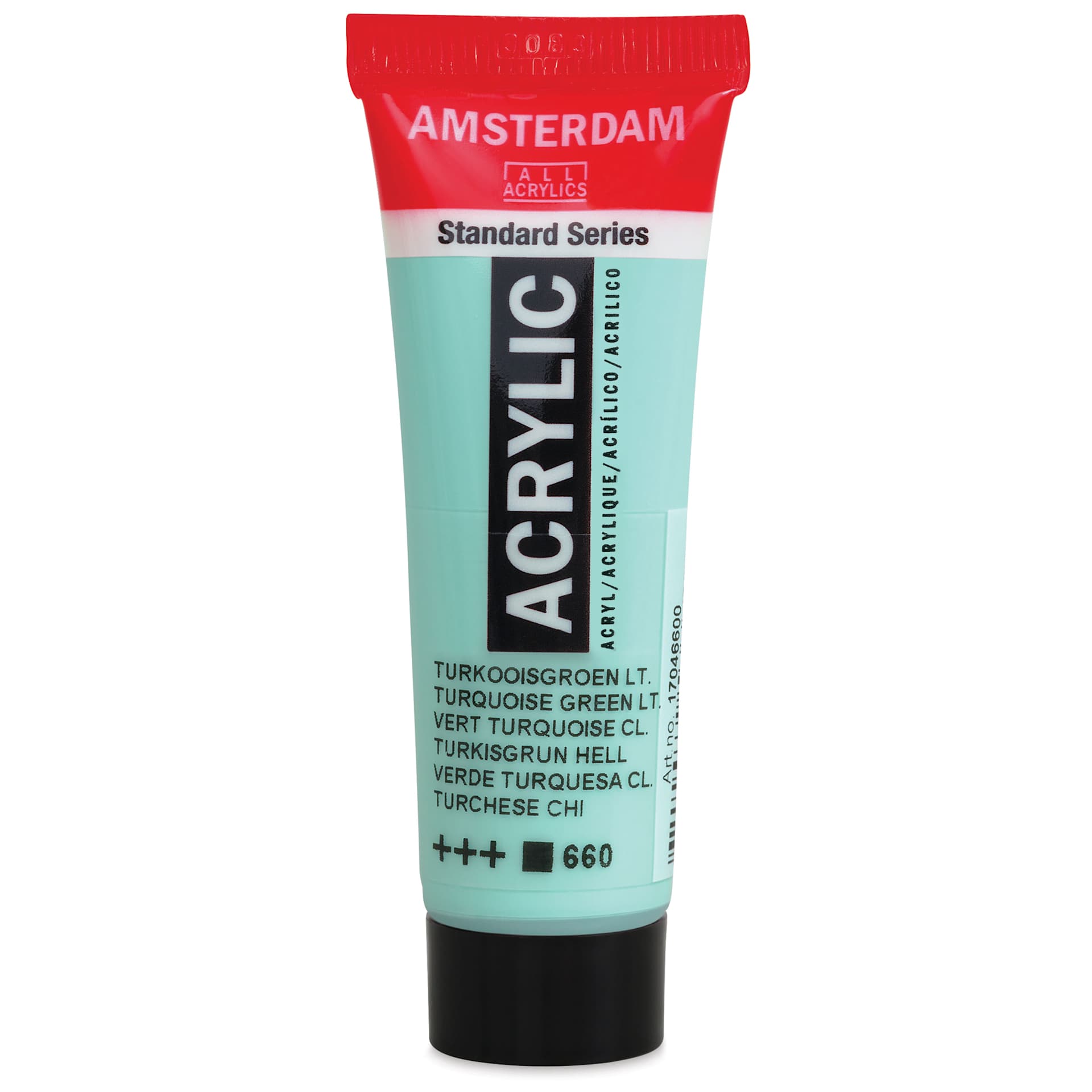 Amsterdam Standard Series Acrylic - Turquoise Green Light, 20 ml Tube