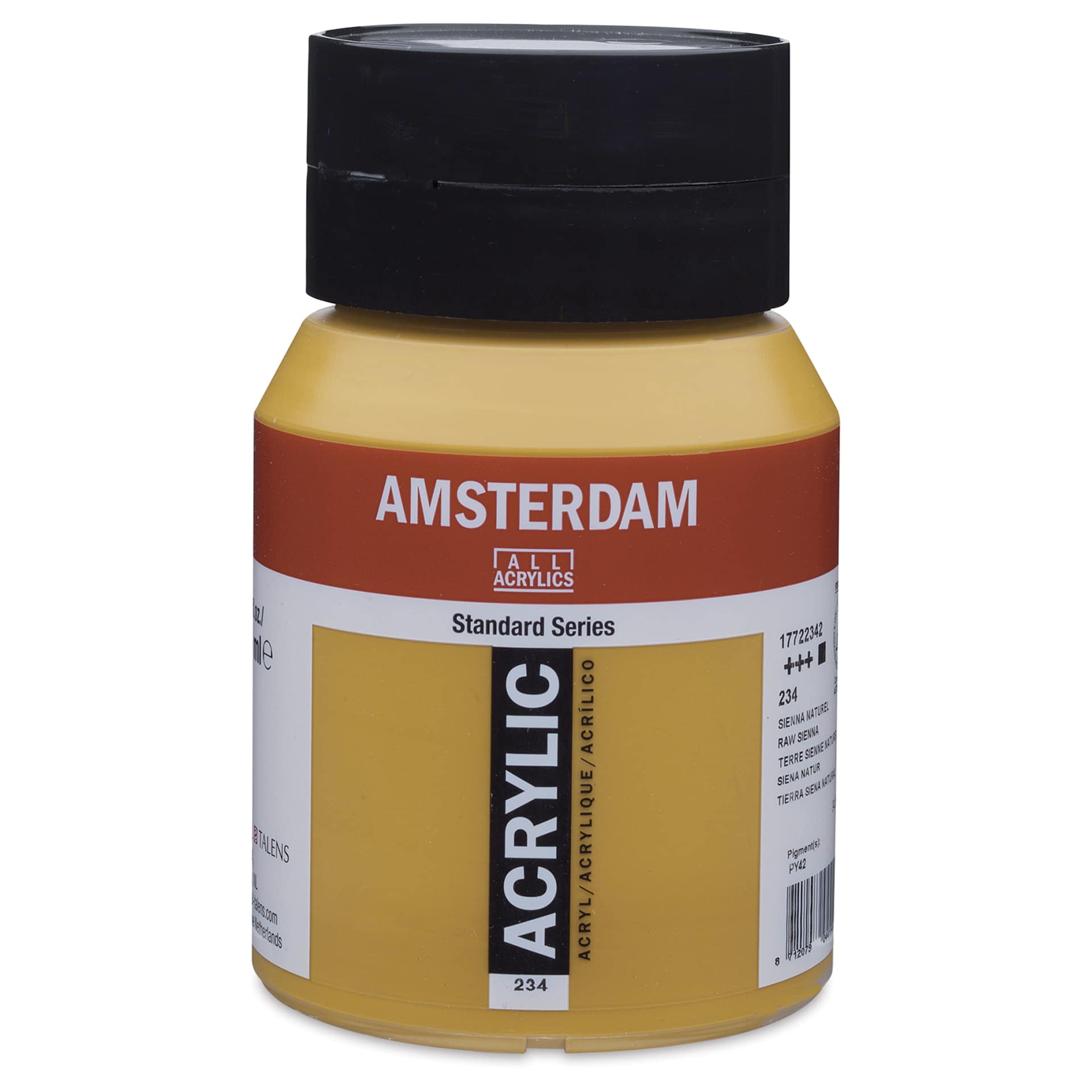 Amsterdam Standard Series Acrylic - Raw Sienna, 500 ml bottle