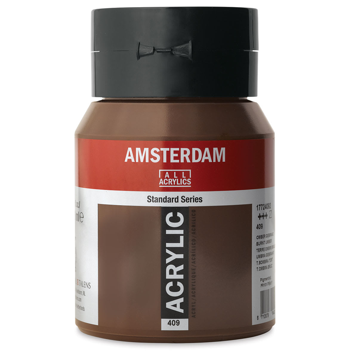 Amsterdam Standard Series Acrylic - Burnt Umber, 500 ml, Bottle