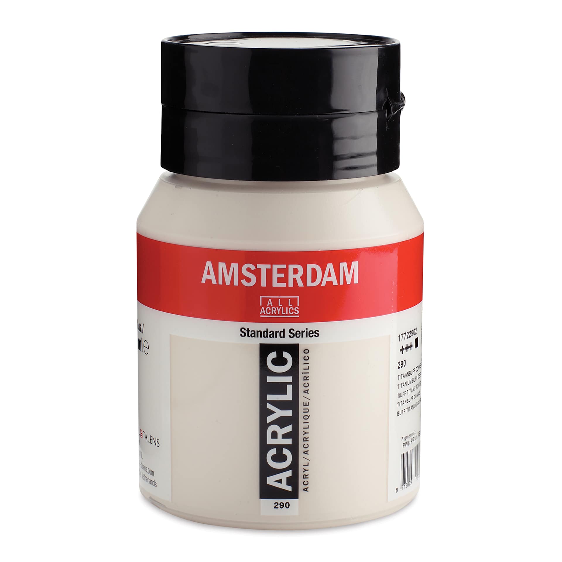 Amsterdam Standard Series Acrylic - Titanium Buff Deep, 500 ml bottle