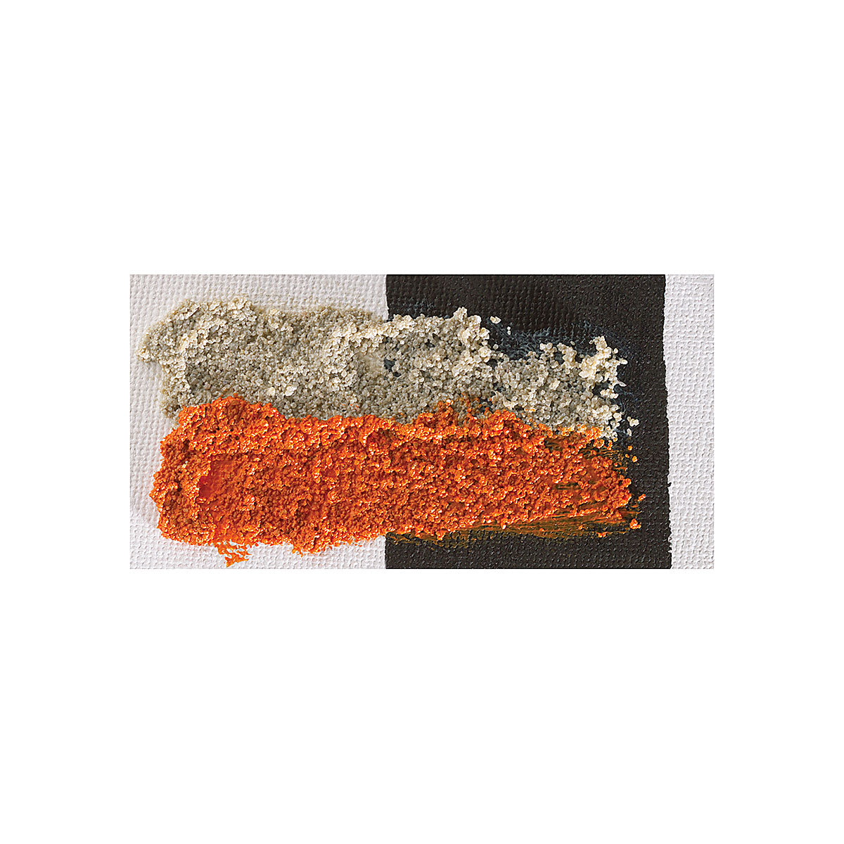 Pebeo Mortars - Sand Mortar partially mixed with orange tint