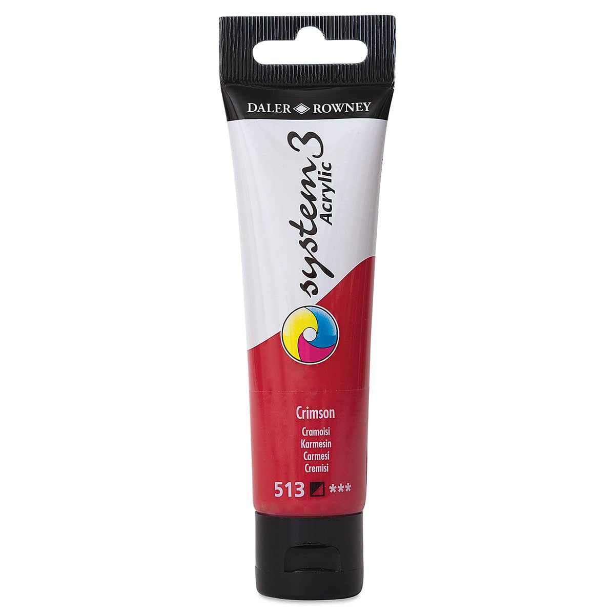 Daler-Rowney System3 Acrylic - Crimson, 59 ml