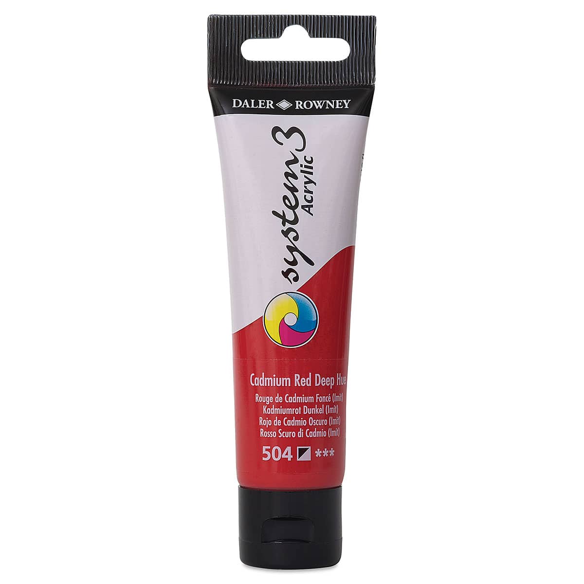 Daler-Rowney System3 Acrylic - Cadmium Red Deep Hue, 59 ml