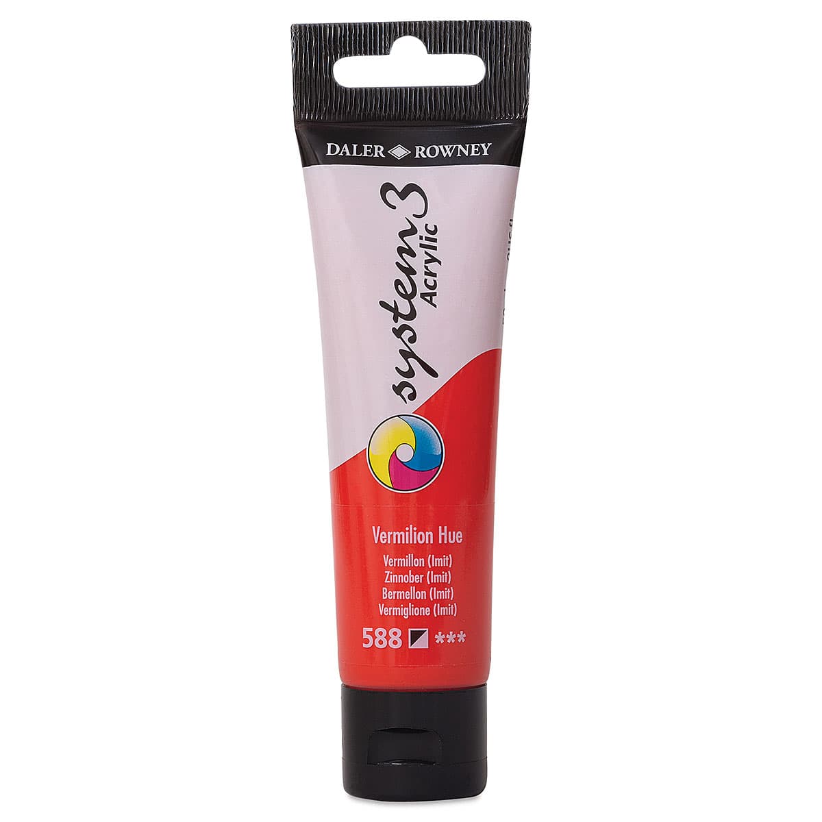 Daler-Rowney System3 Acrylic - Vermilion Hue, 59 ml