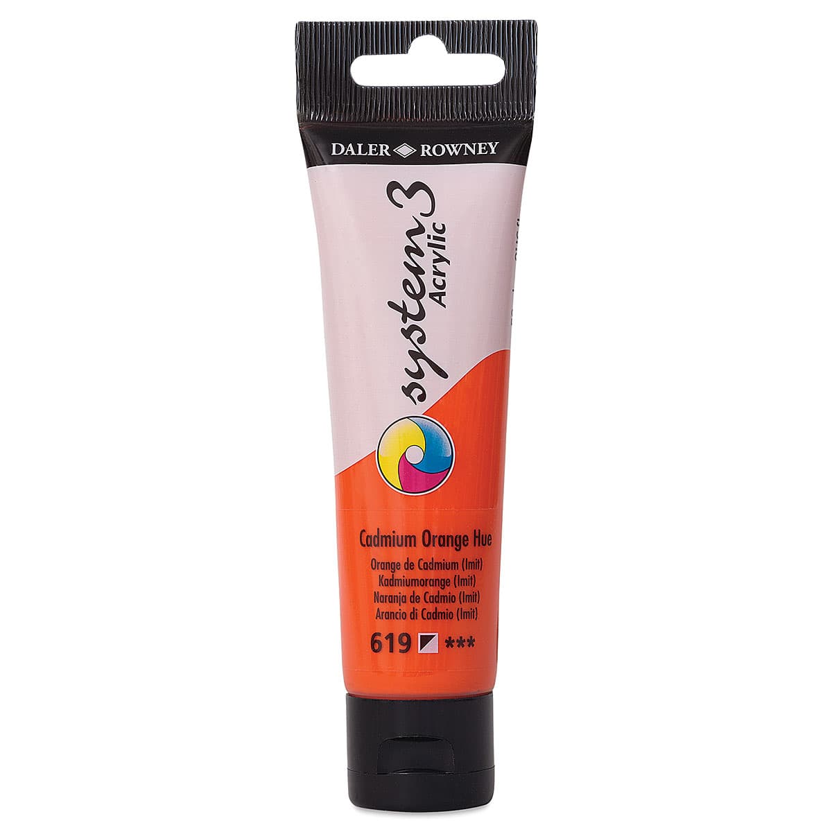 Daler-Rowney System3 Acrylic - Cadmium Orange Hue, 59 ml