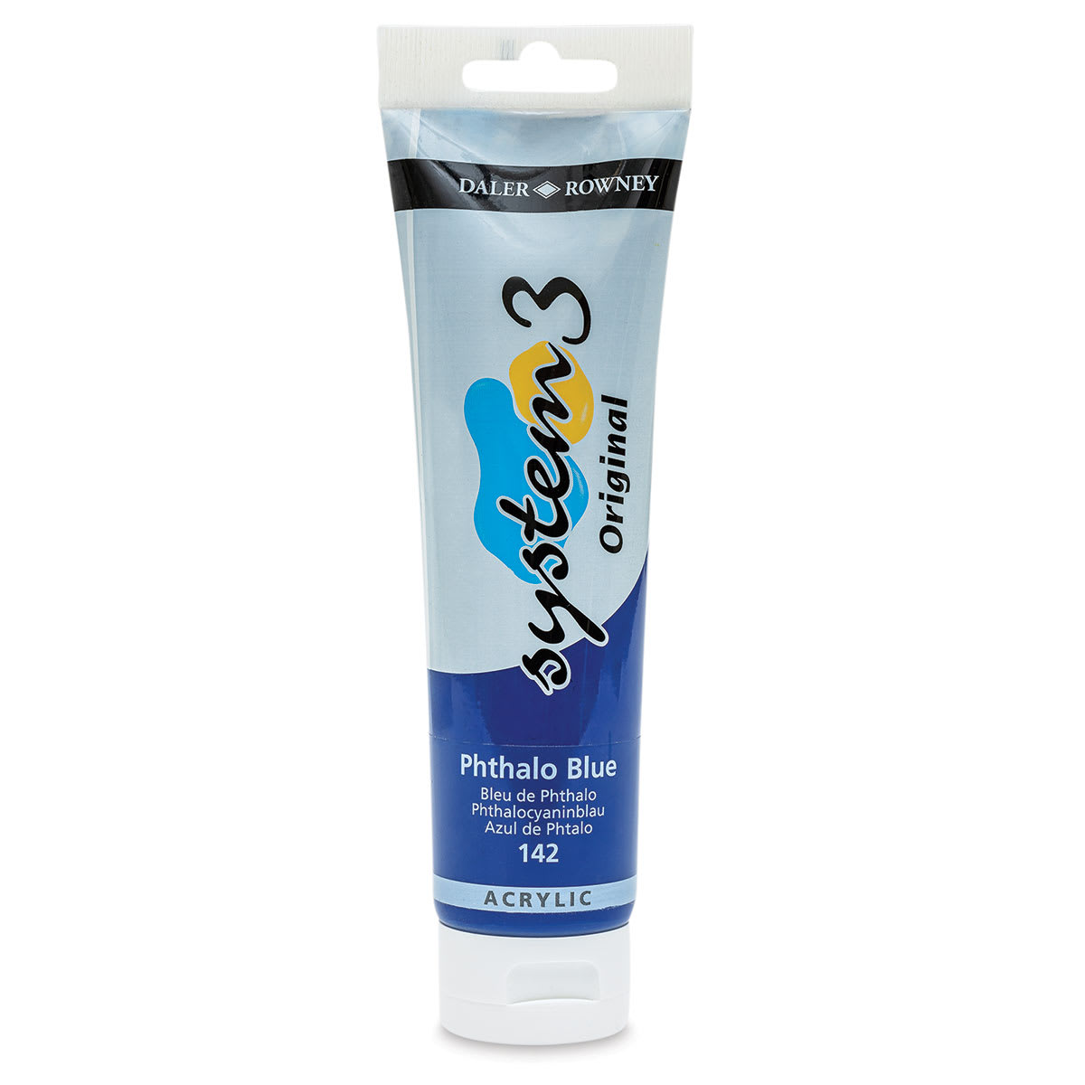 Daler-Rowney System3 Acrylic - Phthalo Blue, 150 ml tube